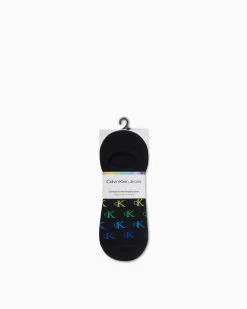 Calvin Klein 2 Pack Pride Monogram Logo Liner Socks