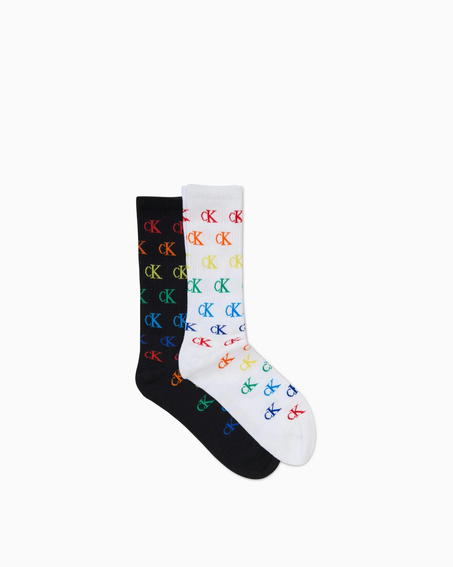 Calvin Klein 2 Pack Pride Monogram Logo Crew Socks - Image 3