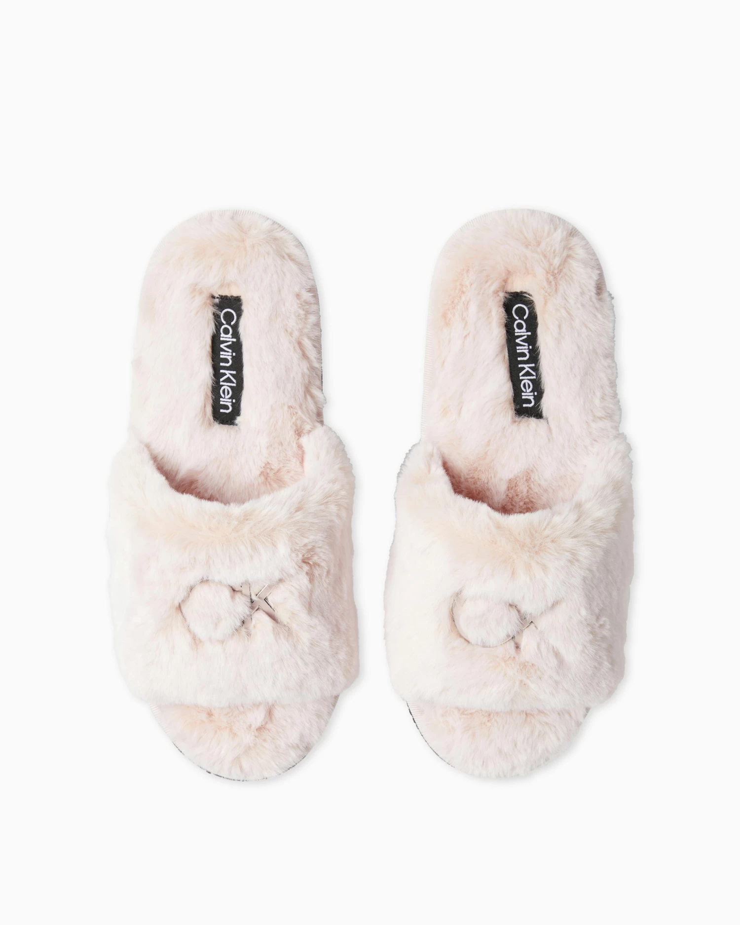 Calvin Klein Faux Fur Slippers