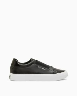 Calvin Klein Leather Slip-On Shoes