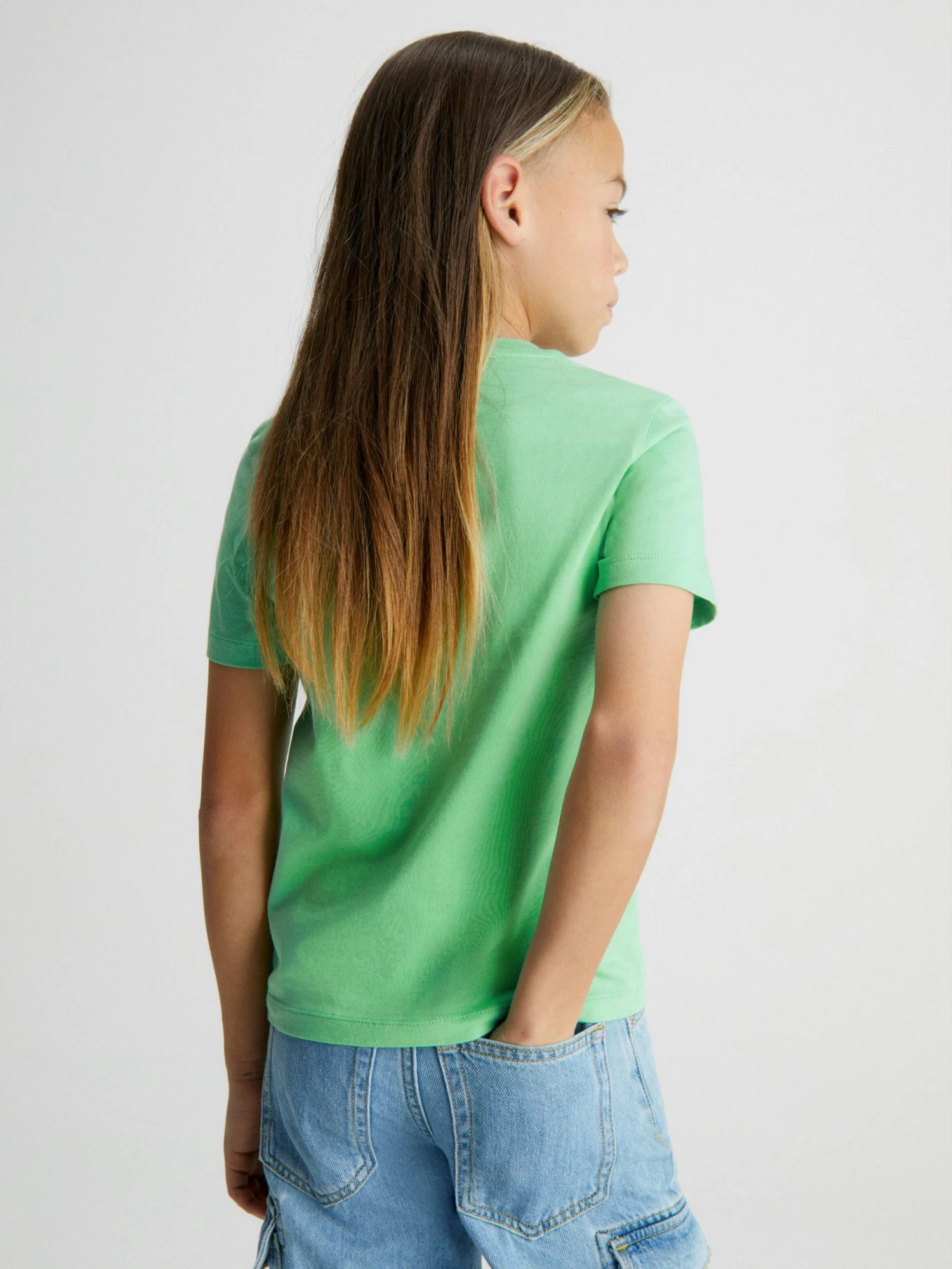 Calvin Klein Boys 4-7 Cotton T-Shirt - Image 3