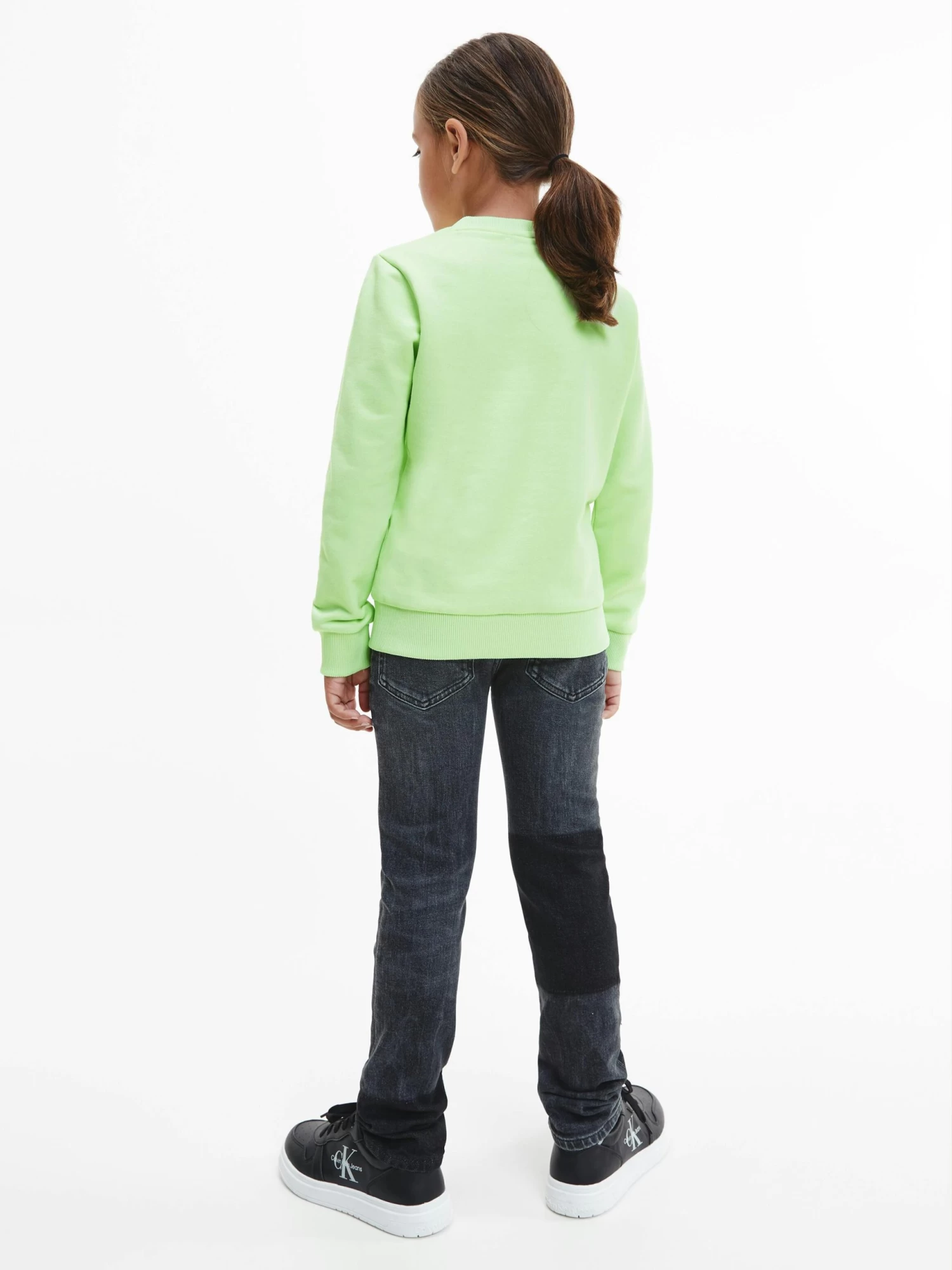 Calvin Klein Boys 4-7 Cotton Terry Sweatshirt - Image 6