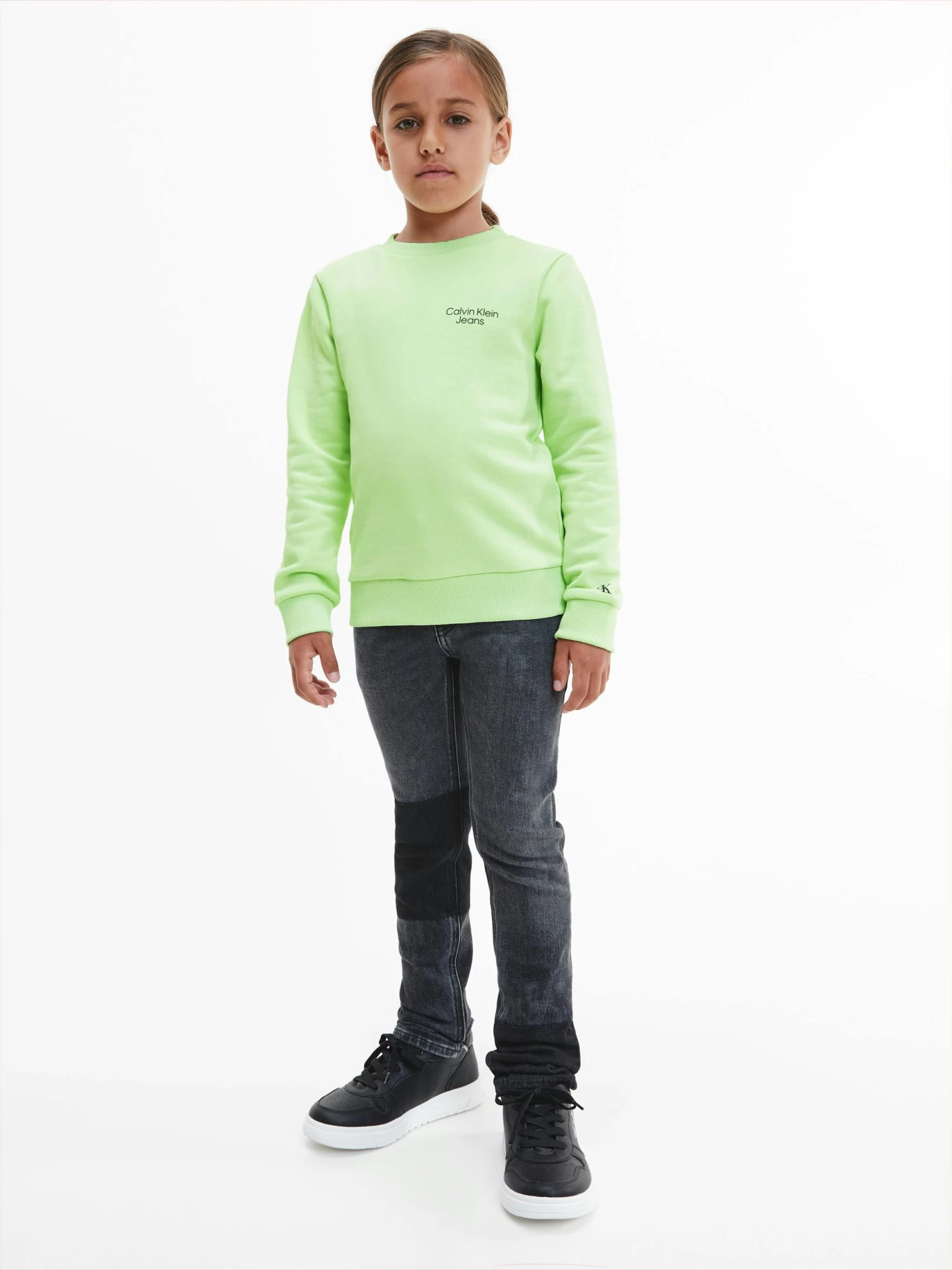 Calvin Klein Boys 4-7 Cotton Terry Sweatshirt - Image 10