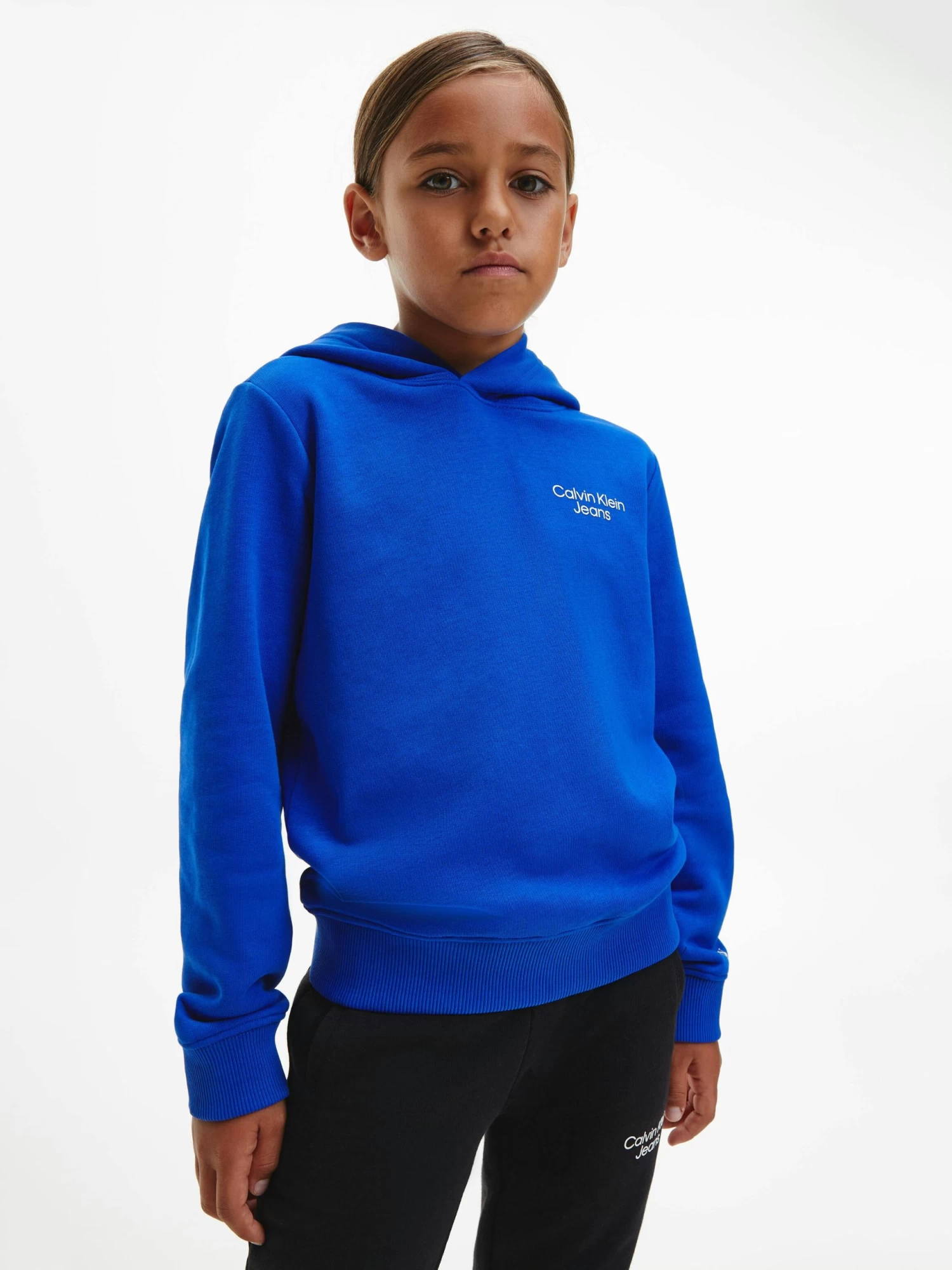 Calvin Klein Boys 4-7 Cotton Hoodie - Image 3