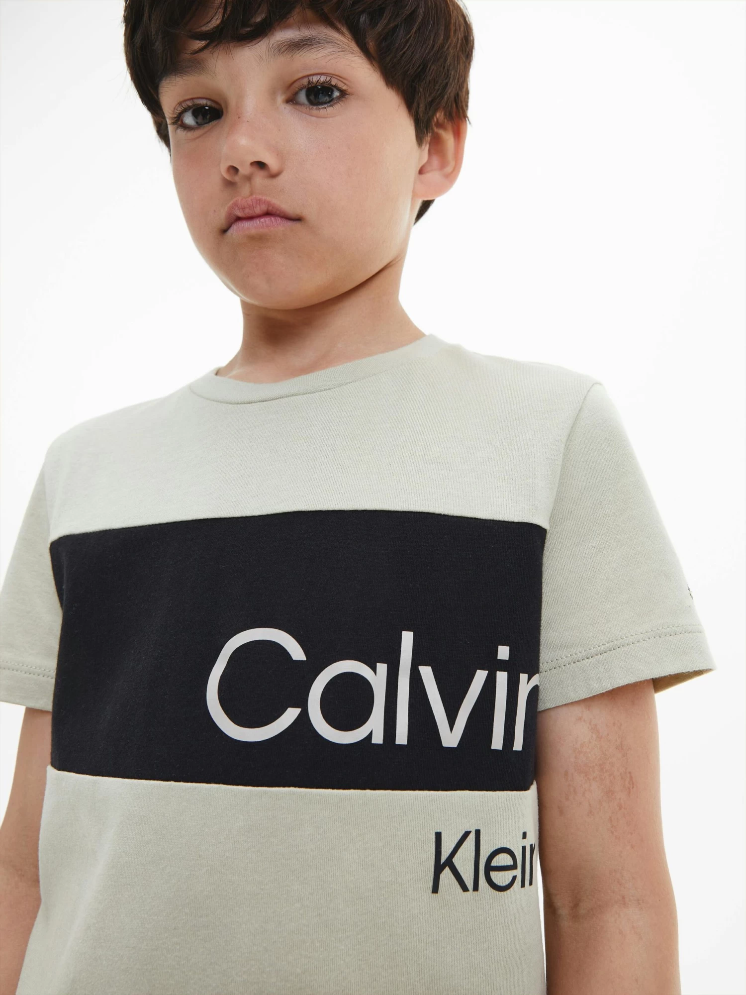 Calvin Klein Boys 8-16 Colour Block Logo T-Shirt - Image 3