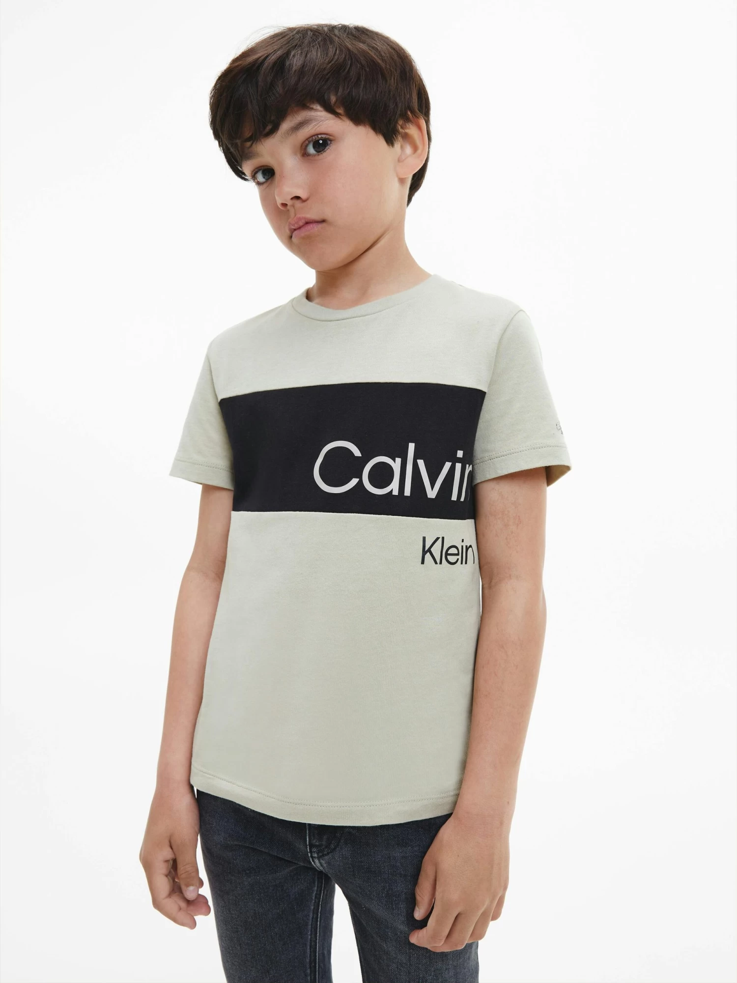 Calvin Klein Boys 8-16 Colour Block Logo T-Shirt - Image 7
