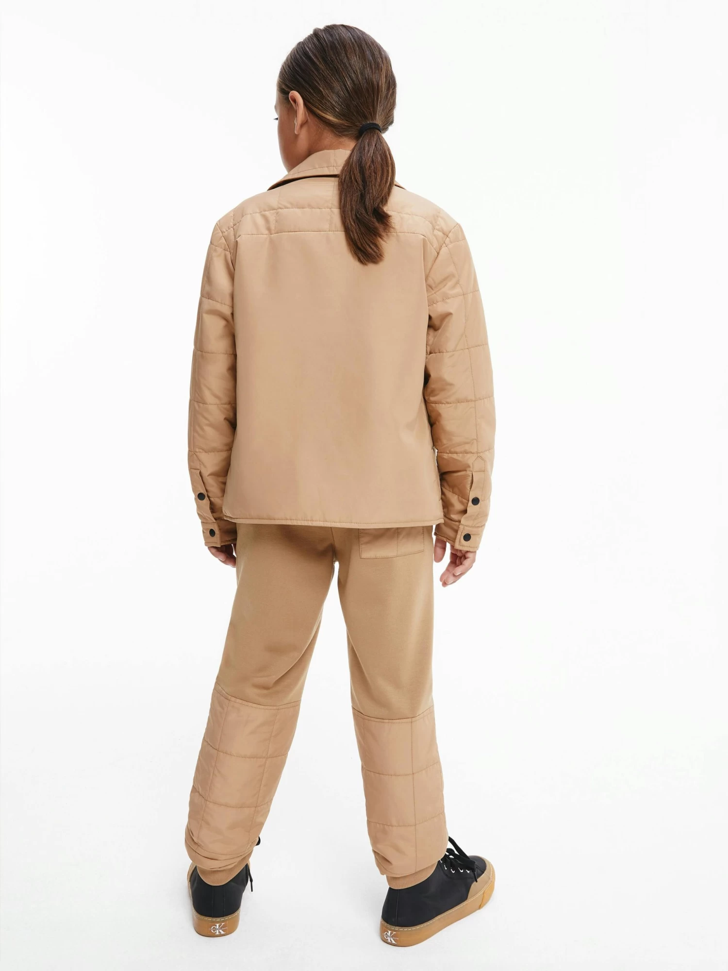 Calvin Klein Boys 4-7 Quilted Overshirt - Image 6