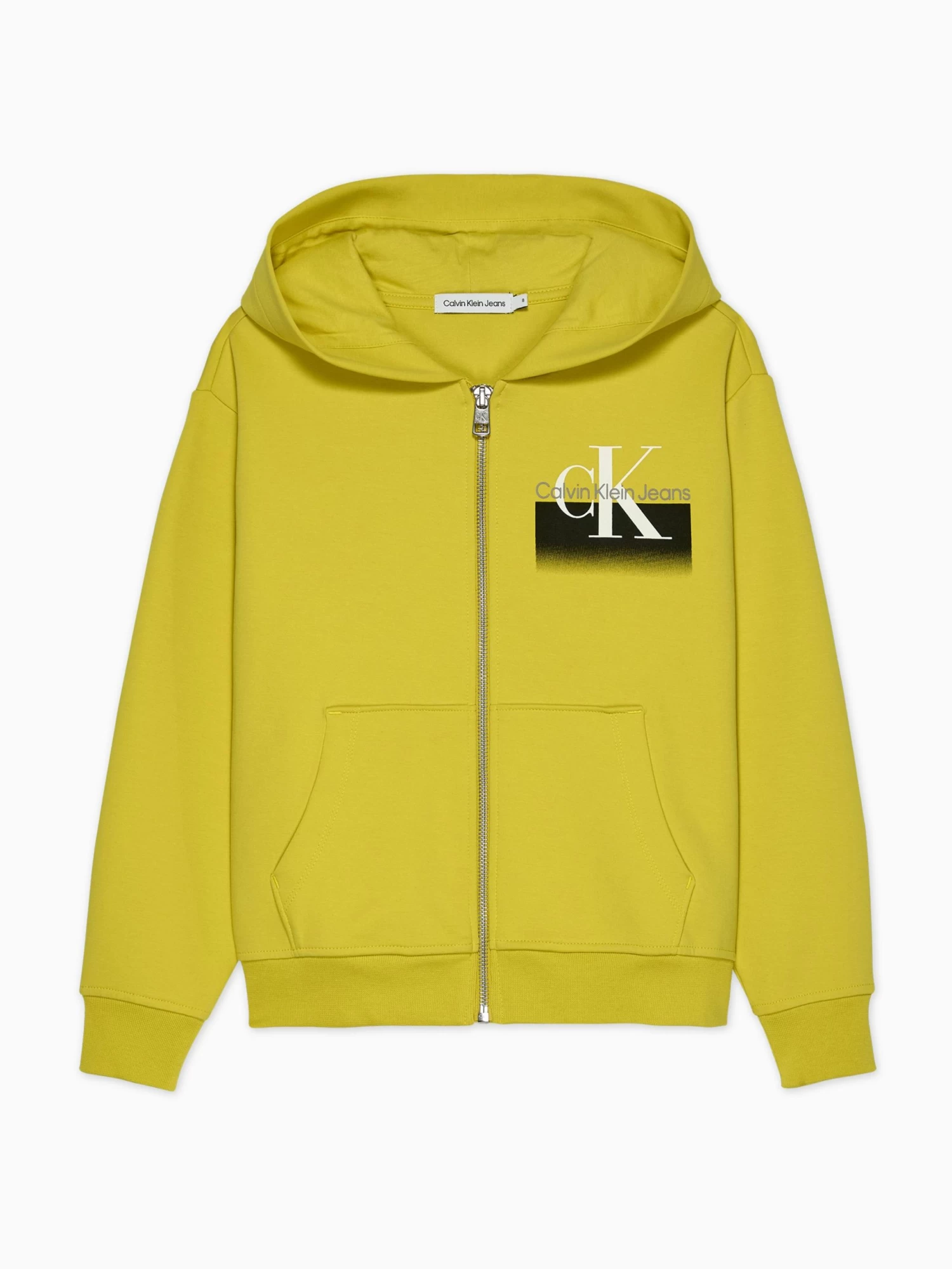 Calvin Klein Boys 4-7 Gradient Logo Zip Through Jacket