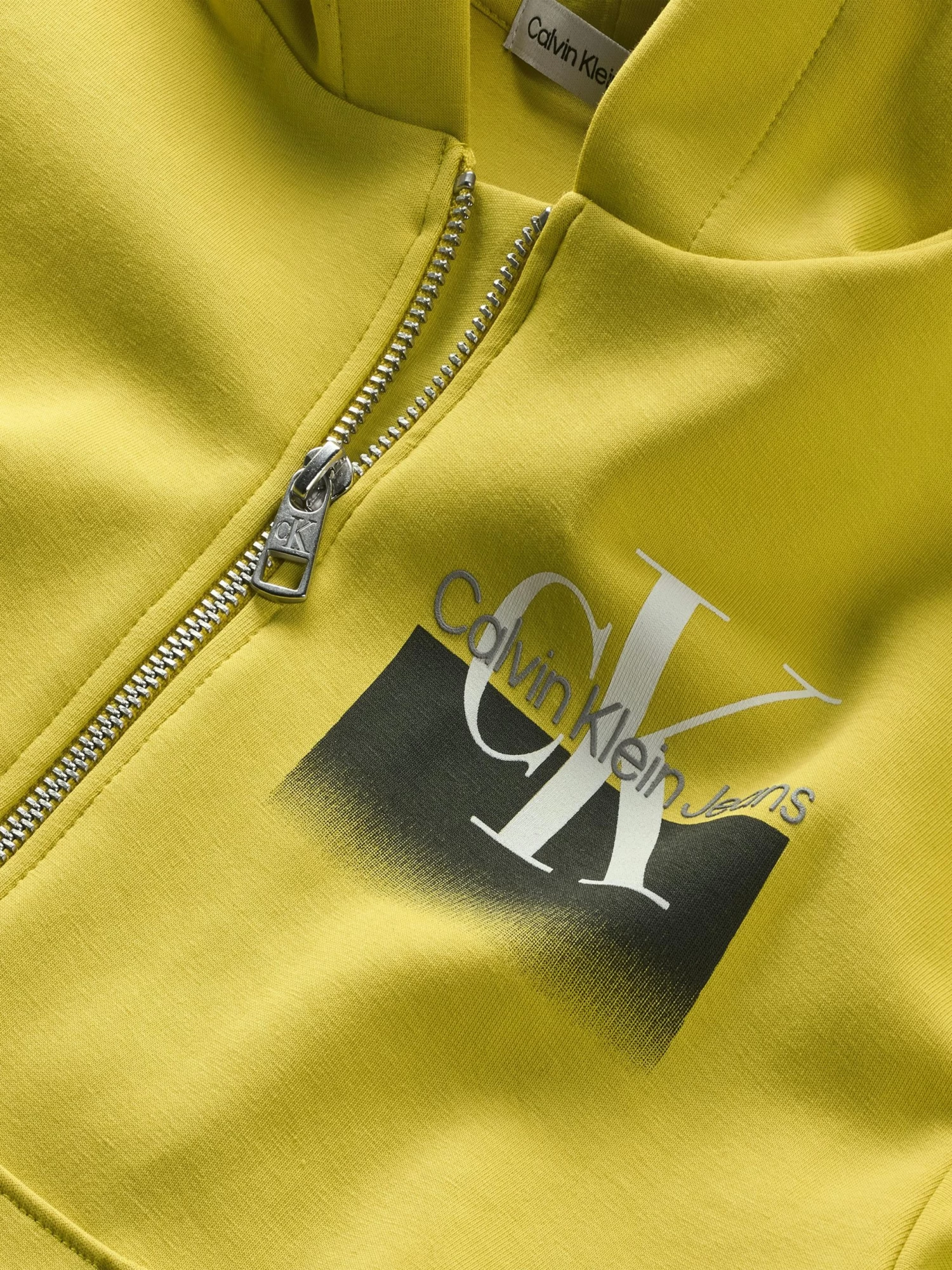 Calvin Klein Boys 4-7 Gradient Logo Zip Through Jacket - Image 2