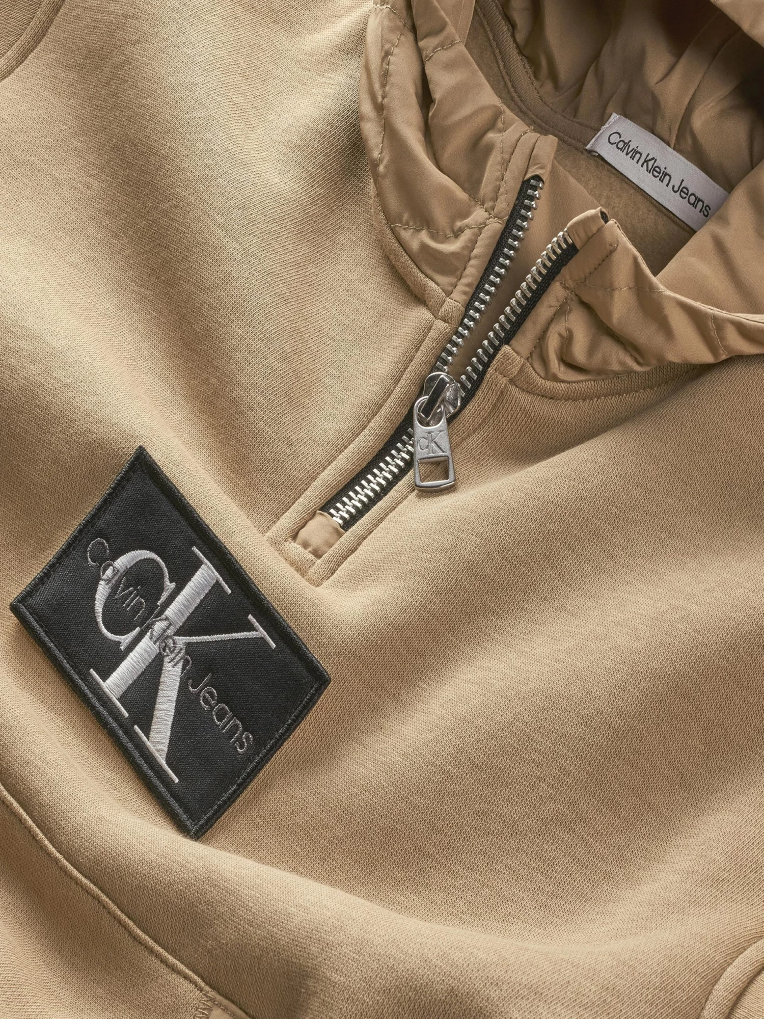 Calvin Klein Boys 4-7 Quilted Hoodie - Image 2