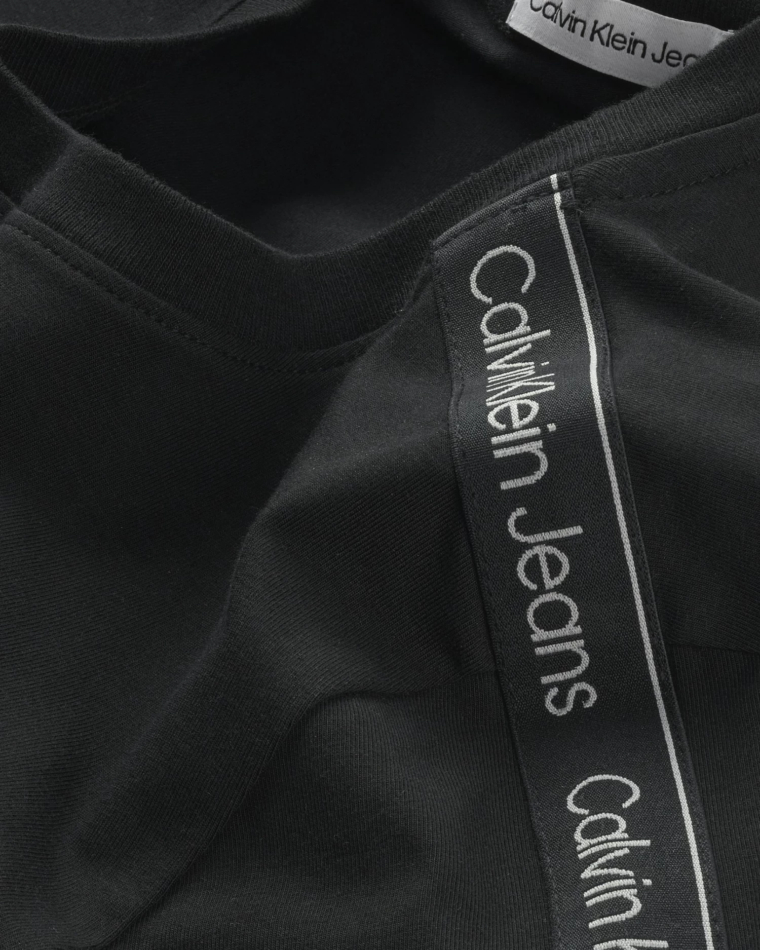 Calvin Klein Boys 8-16 Logo Tape T-Shirt - Image 2
