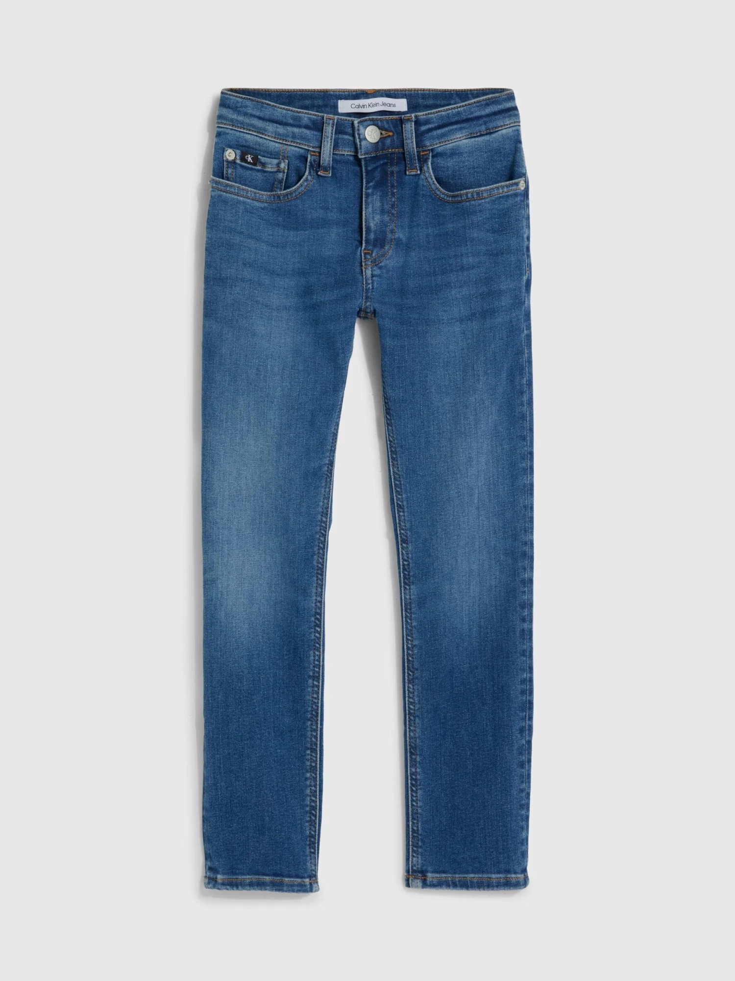 Calvin Klein Boys 8-16 Mid Rise Slim Jeans