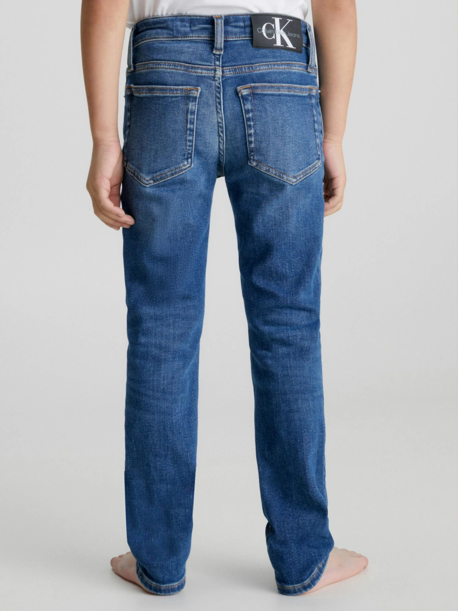 Calvin Klein Boys 8-16 Mid Rise Slim Jeans - Image 3