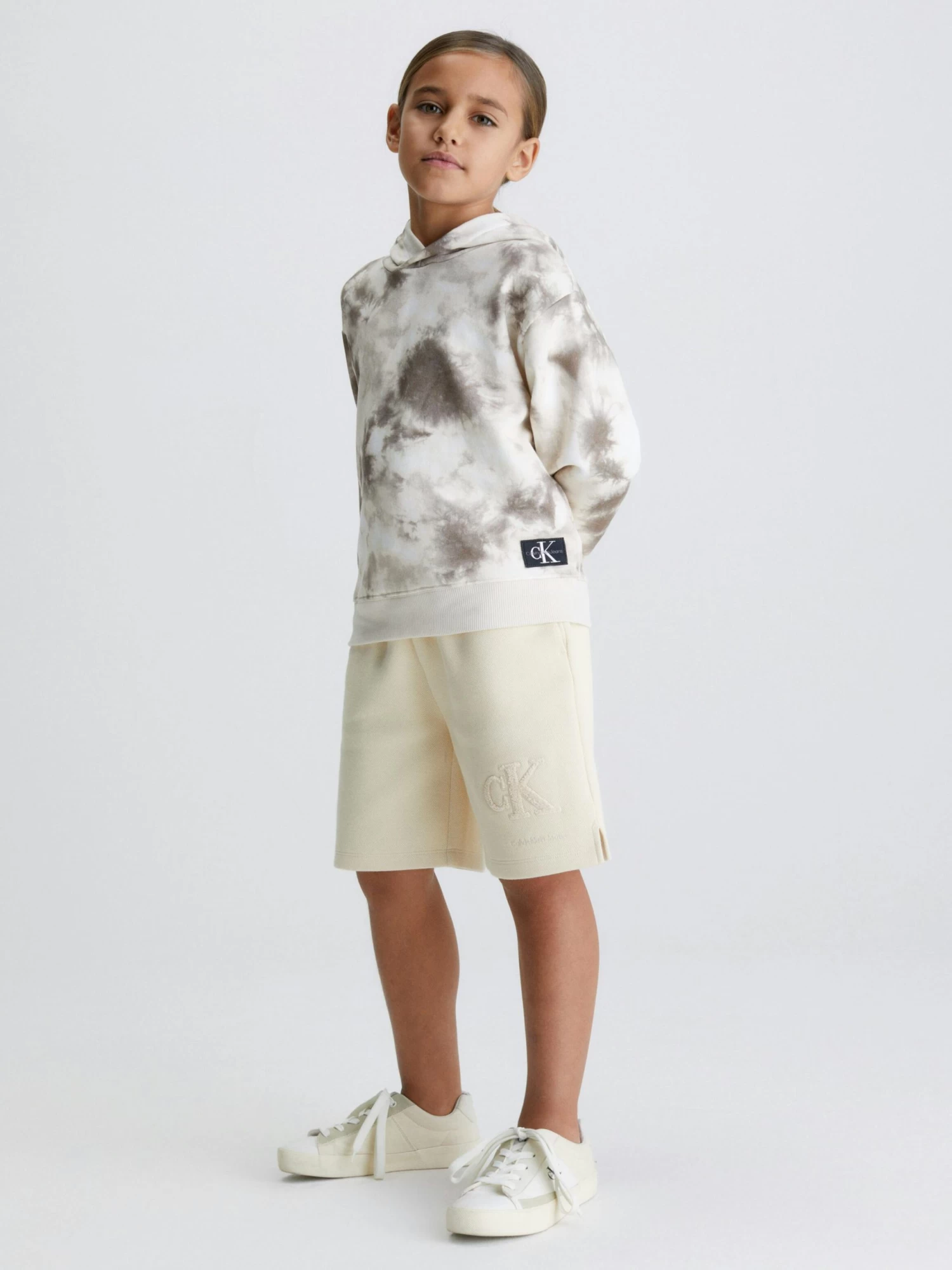 Calvin Klein Boys 3-7 Interlock Pique Shorts - Image 5