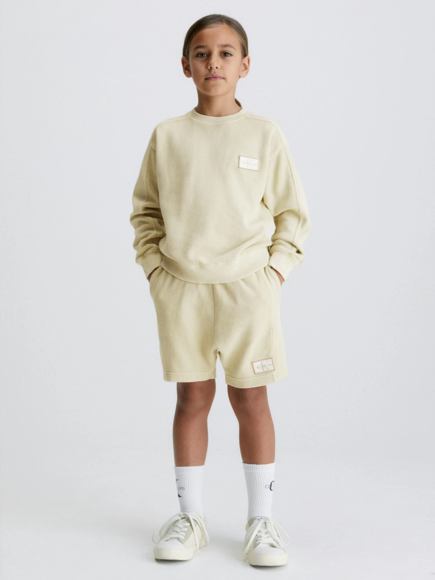 Calvin Klein Boys 3-7 Sweatshirt And Shorts Set - Image 2