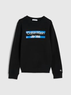 Calvin Klein Boys 3-7 Cotton Logo Sweatshirt