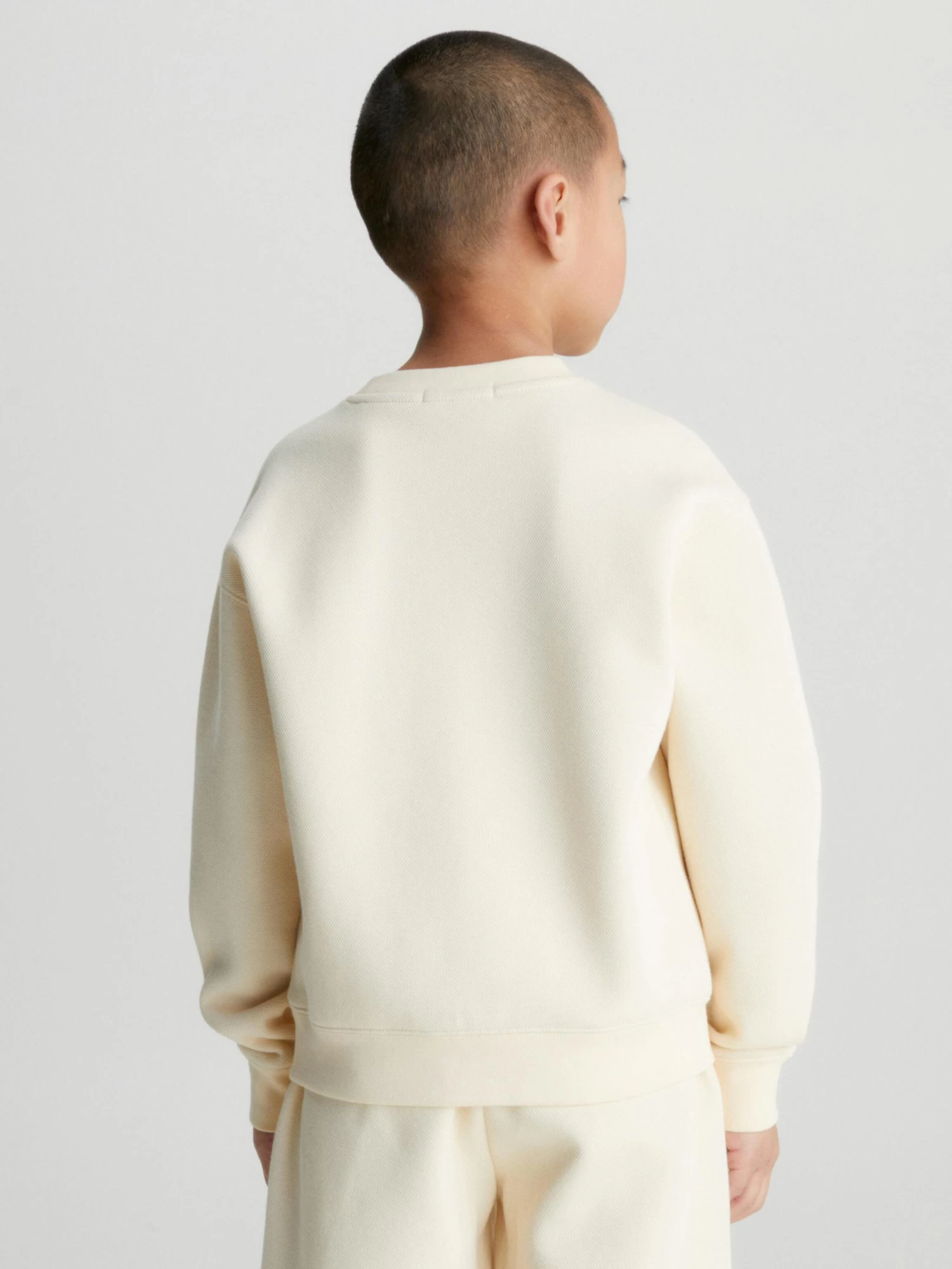 Calvin Klein Boys 8-16 Pique Sweatshirt - Image 3