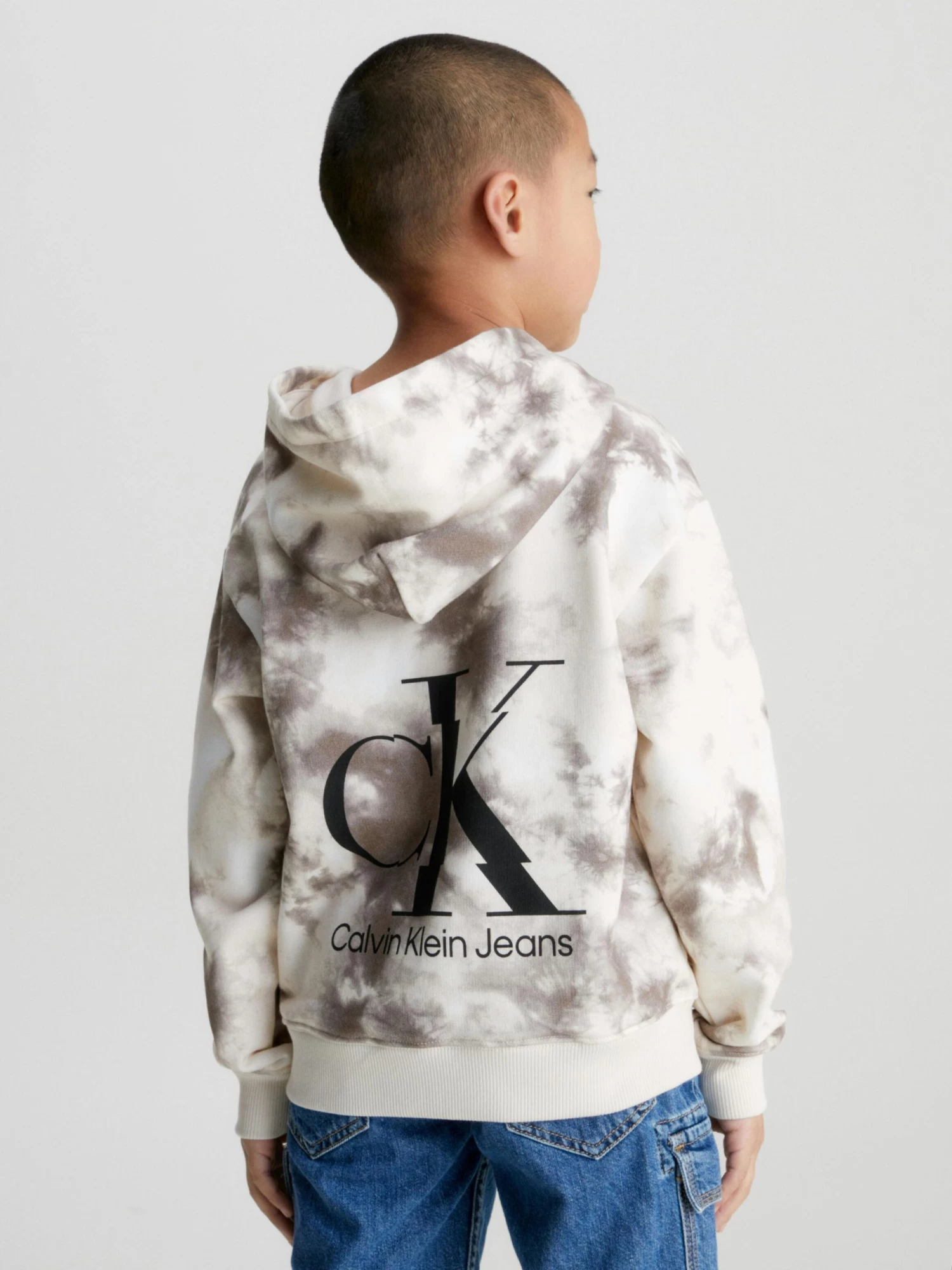 Calvin Klein Boys 8-16 Tie Dye Logo Hoodie - Image 3