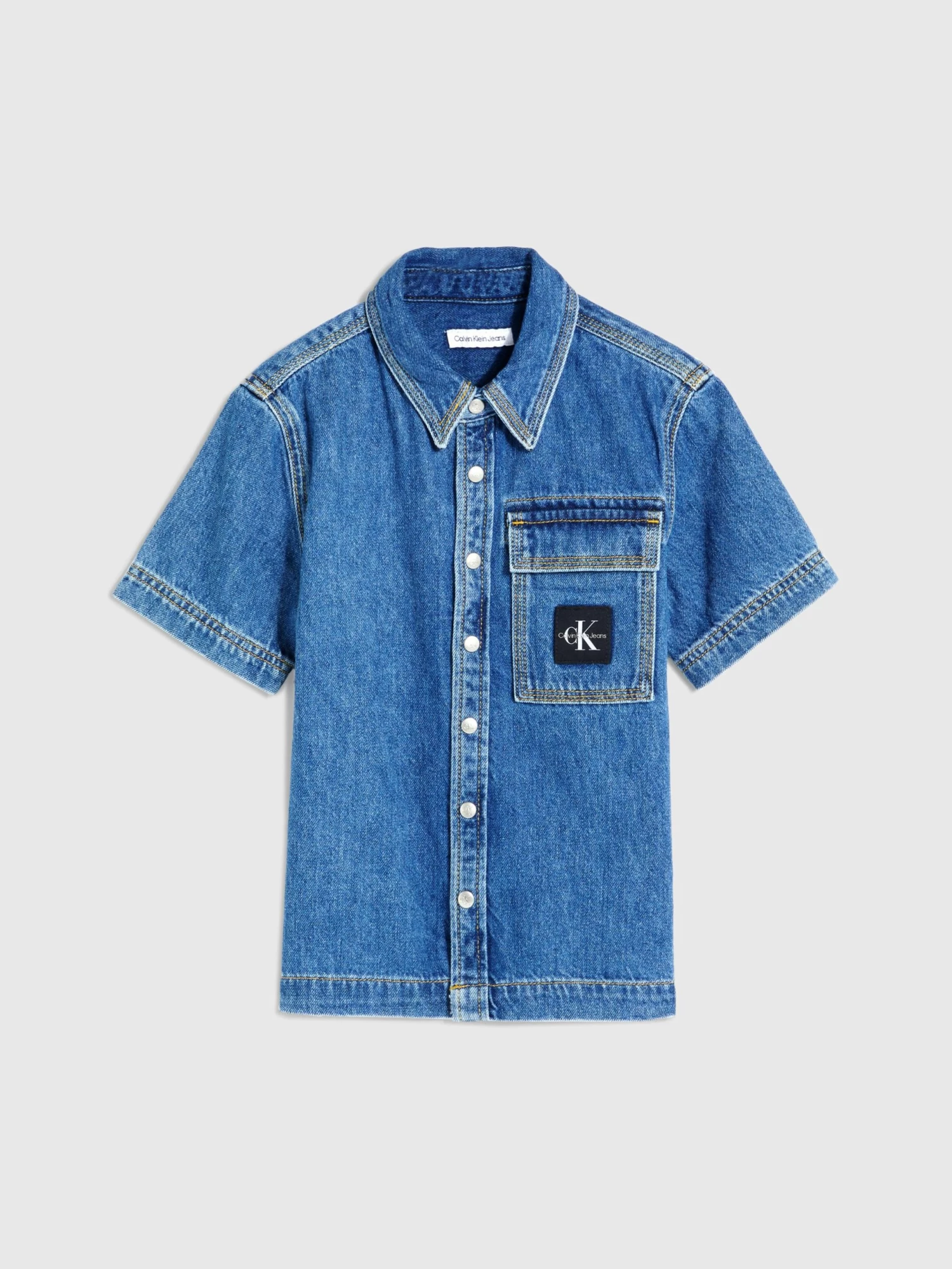 Calvin Klein Boys 8-16 Denim Overshirt