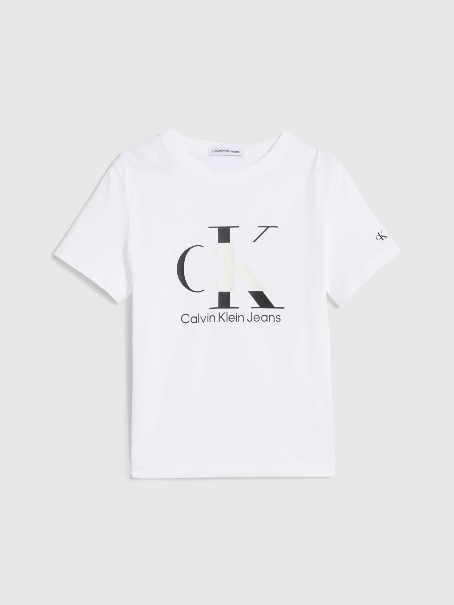 Calvin Klein Boys 3-7 Cotton Logo T-Shirt