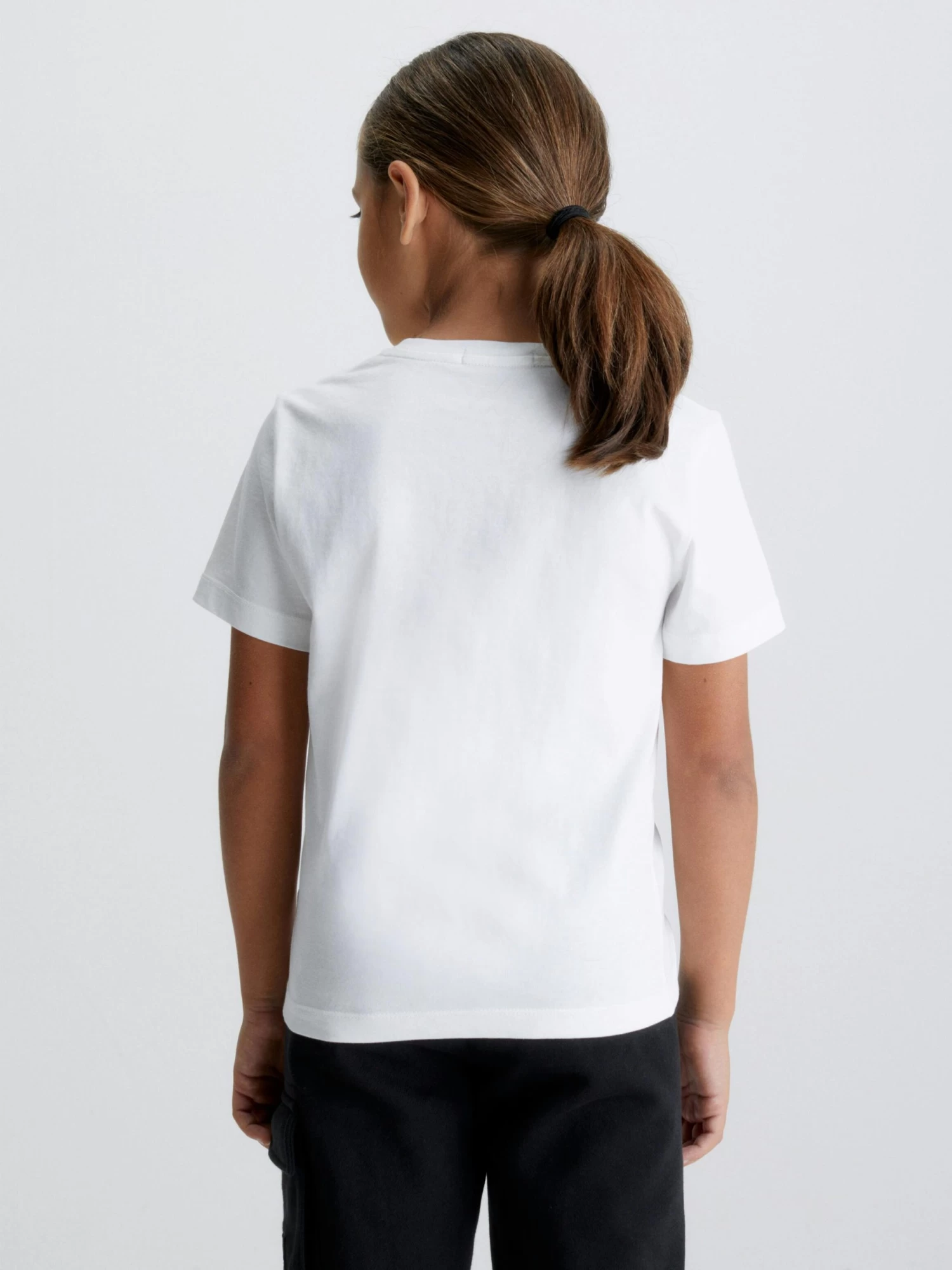 Calvin Klein Boys 3-7 Cotton Logo T-Shirt - Image 3