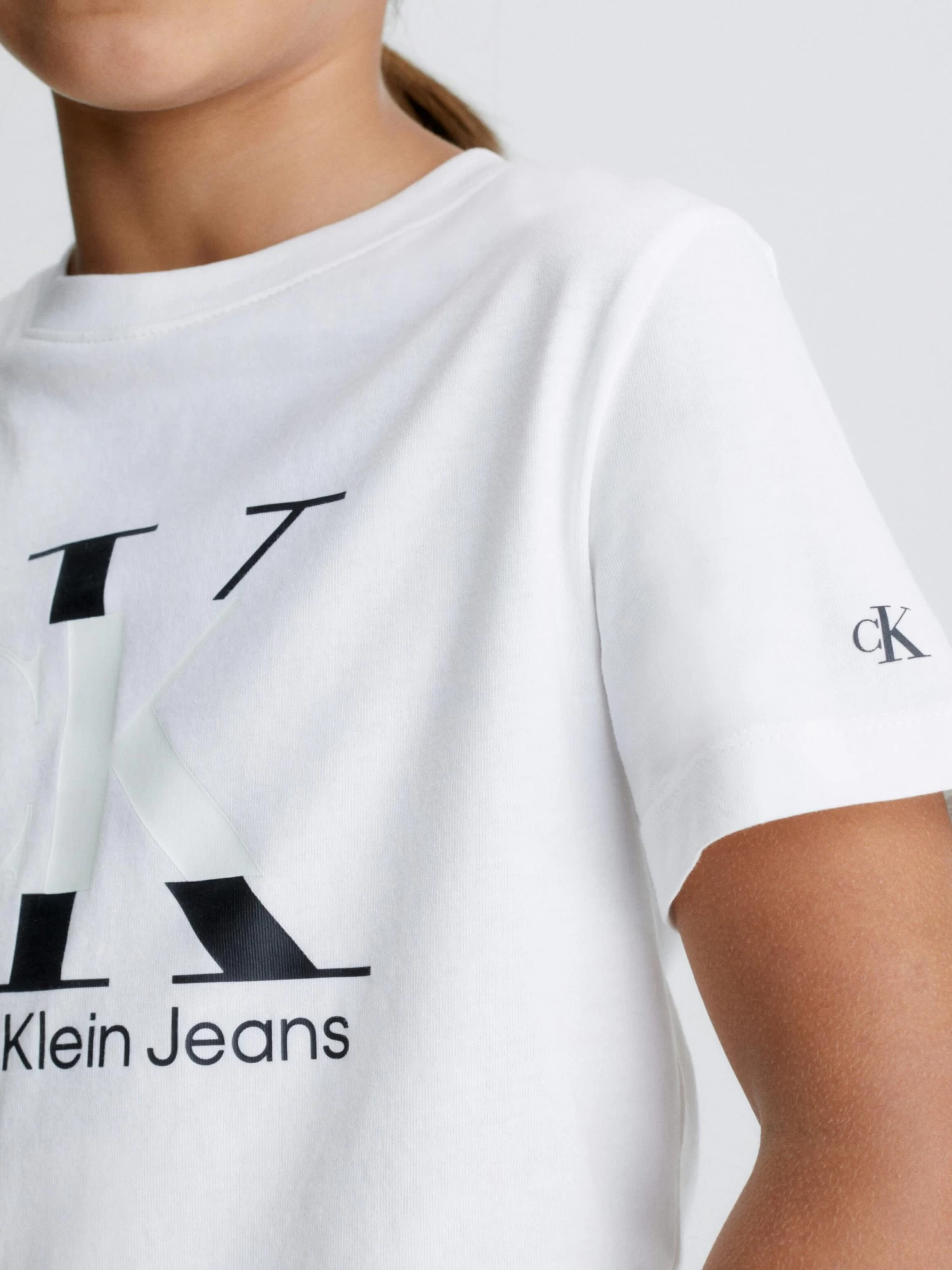 Calvin Klein Boys 3-7 Cotton Logo T-Shirt - Image 4