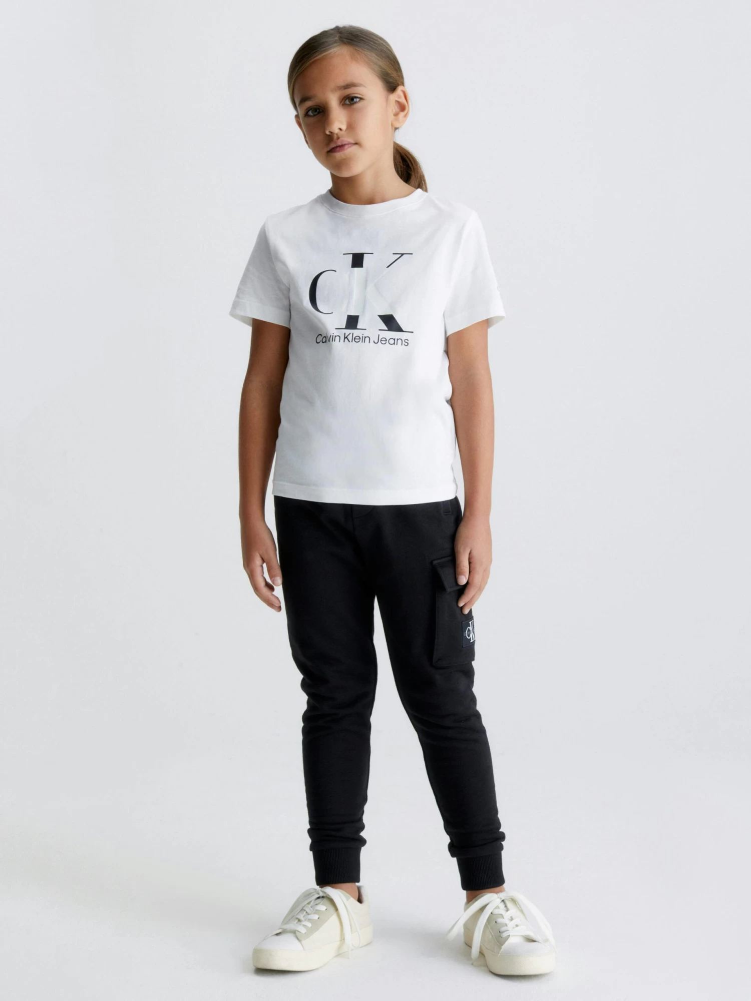 Calvin Klein Boys 3-7 Cotton Logo T-Shirt - Image 5