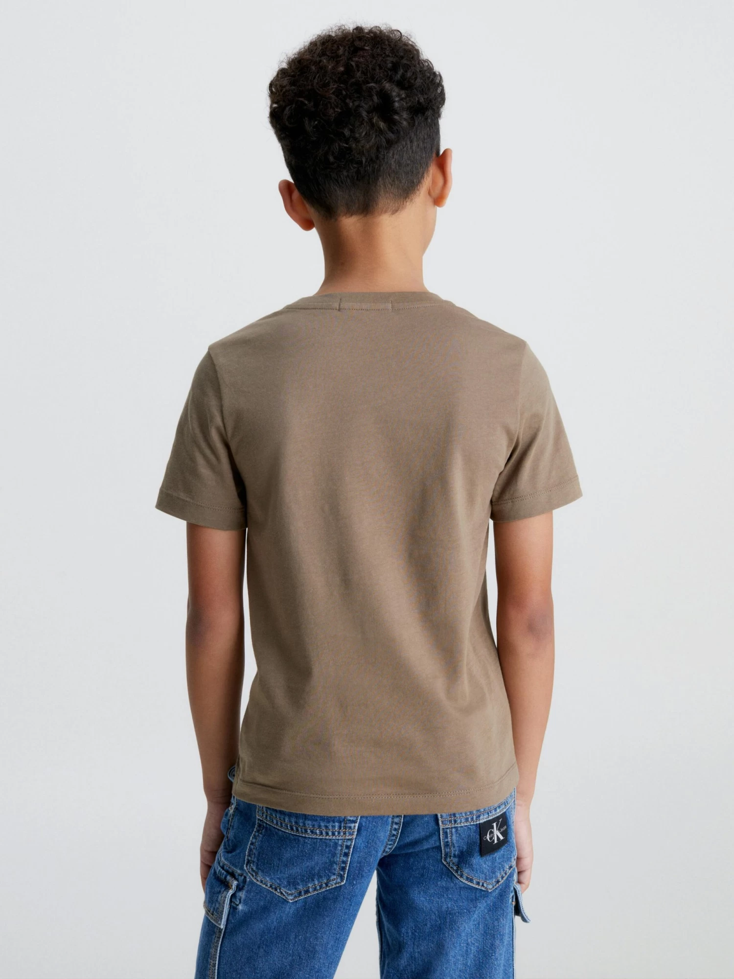 Calvin Klein Boys 8-16 Cotton Logo T-Shirt - Image 3
