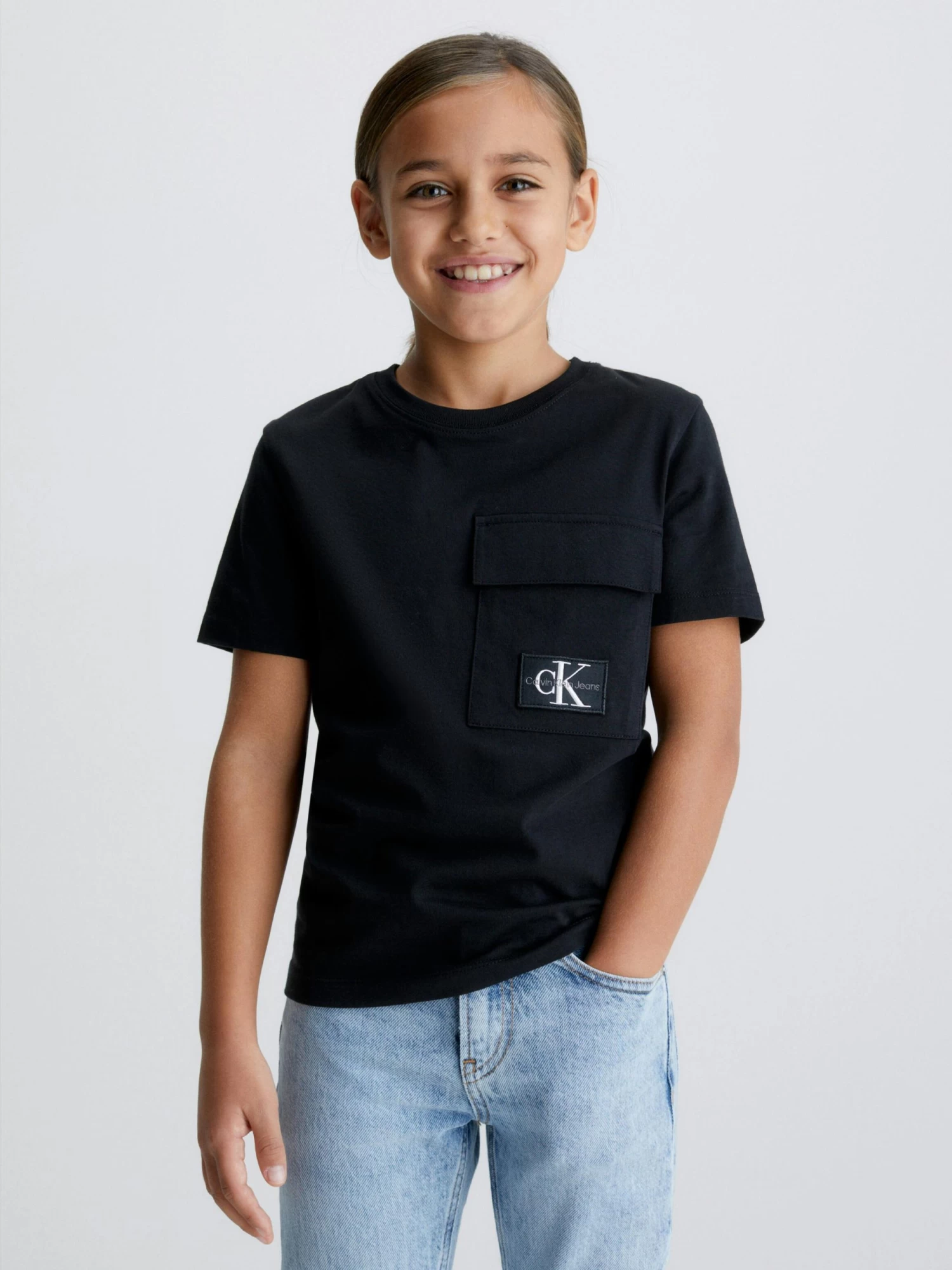 Calvin Klein Boys 8-16 Flap Pocket T-shirt - Image 2