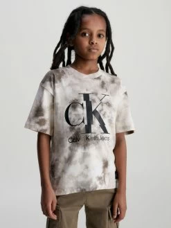 Calvin Klein Boys 3-7 Tie Dye Logo T-shirt