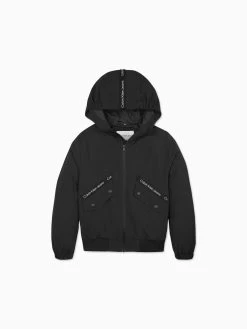 Calvin Klein Boys 3-7 Recycled Nylon Logo Jacket