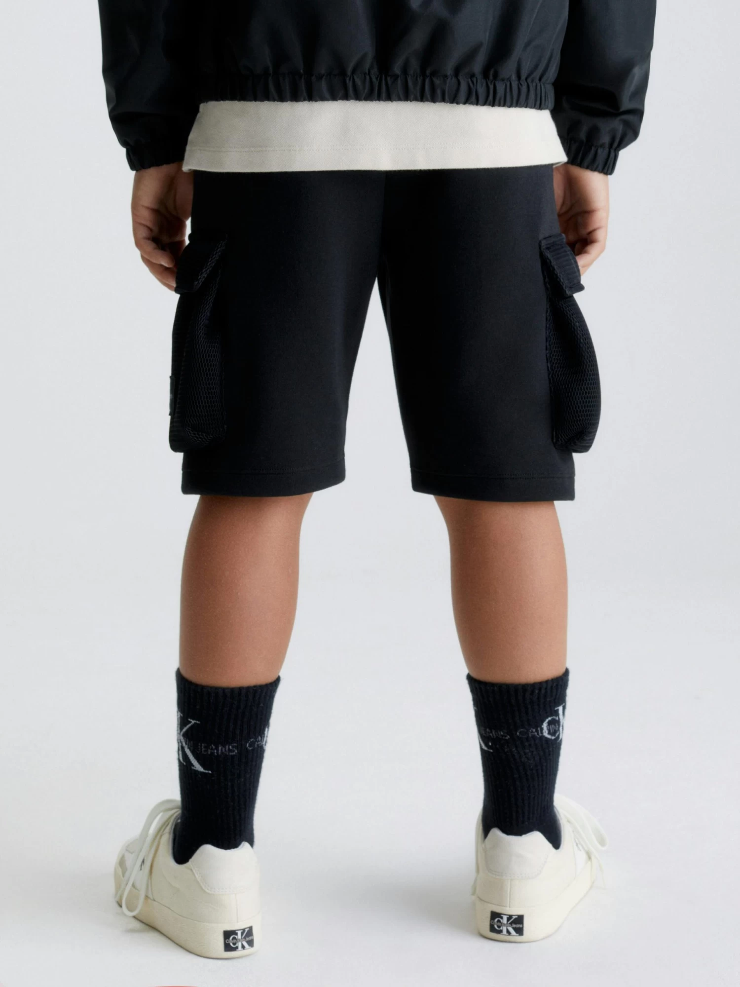 Calvin Klein Boys 3-7 Mesh Shorts - Image 3