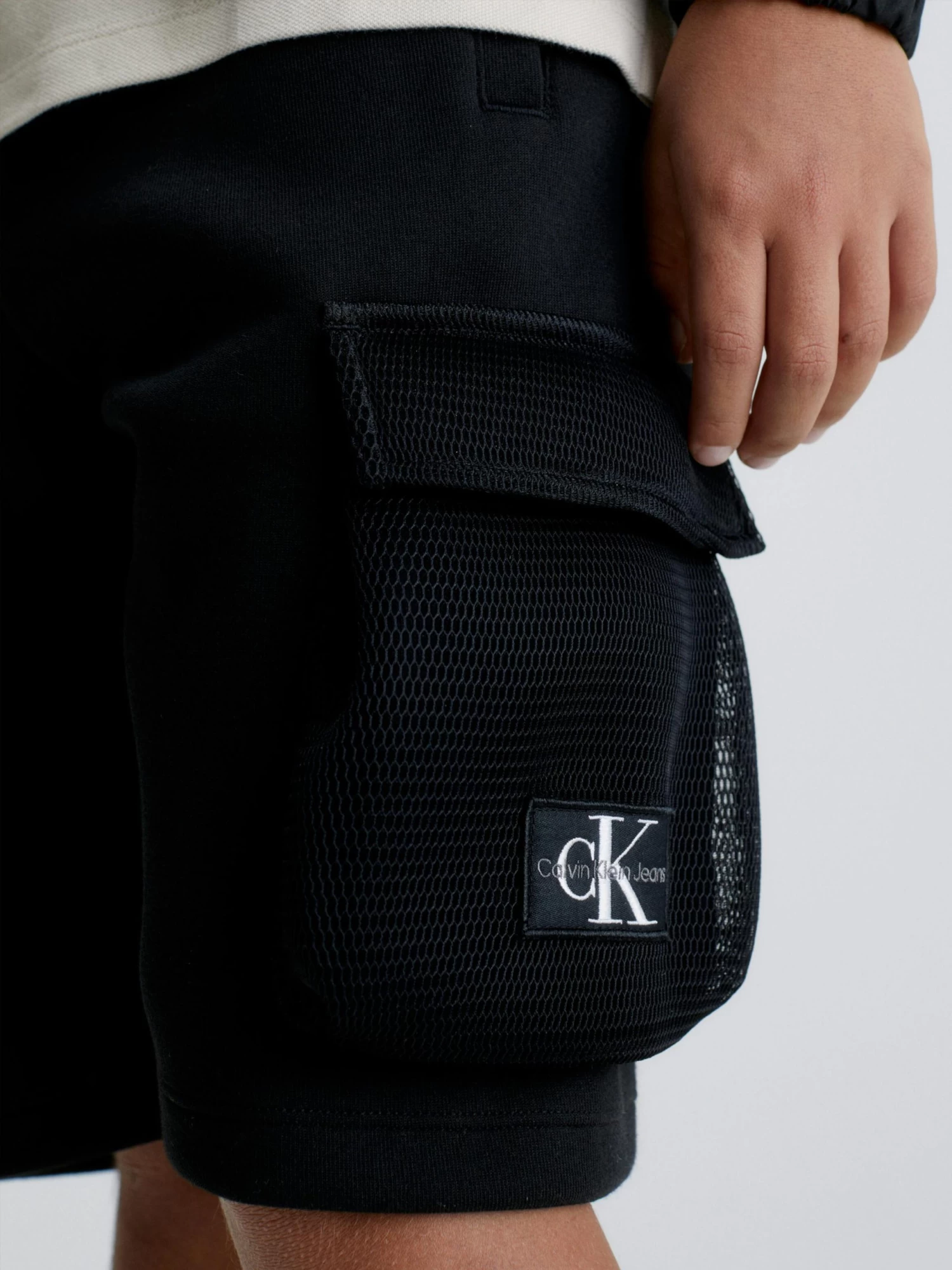 Calvin Klein Boys 3-7 Mesh Shorts - Image 4