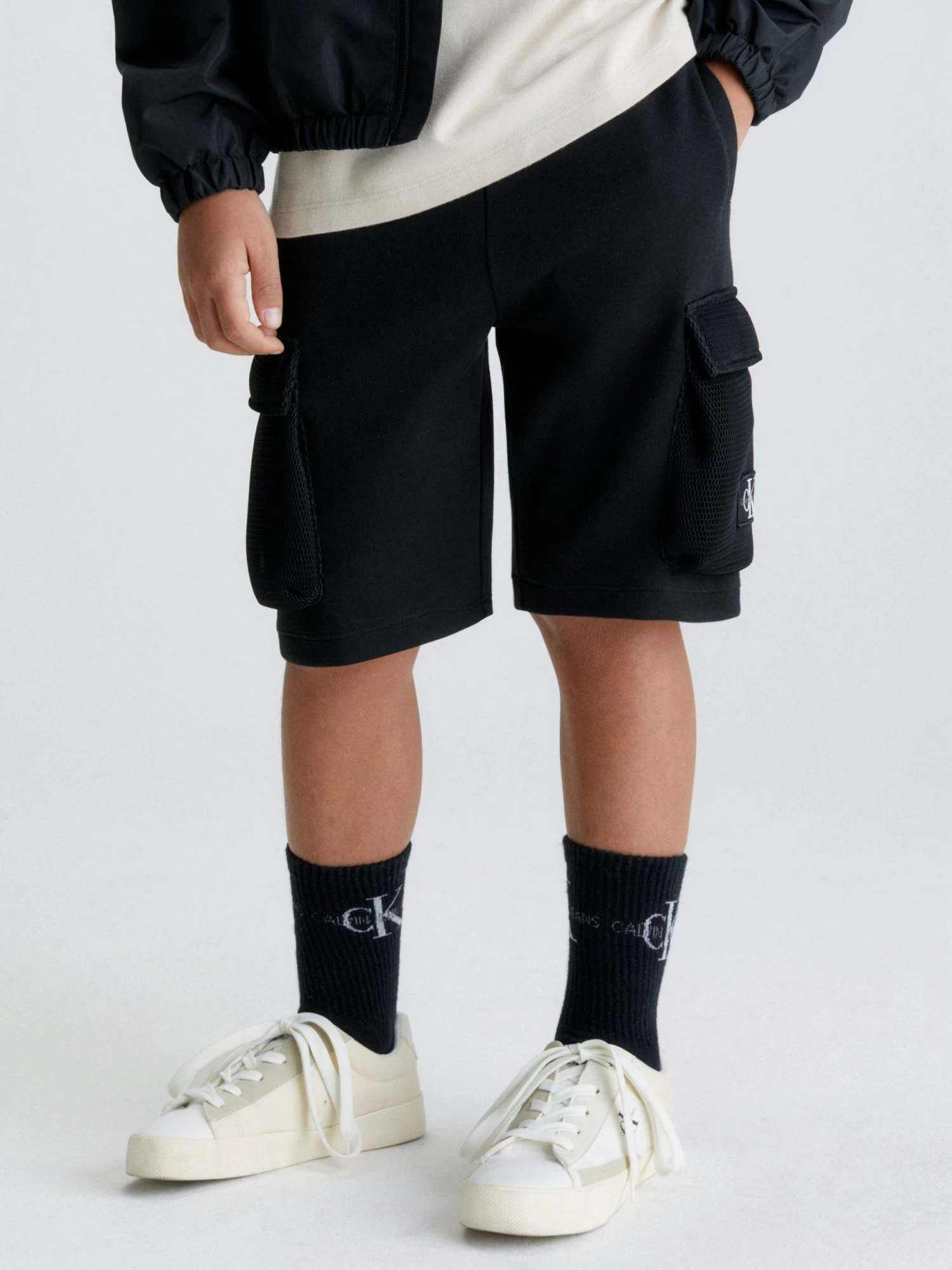 Calvin Klein Boys 3-7 Mesh Shorts - Image 2