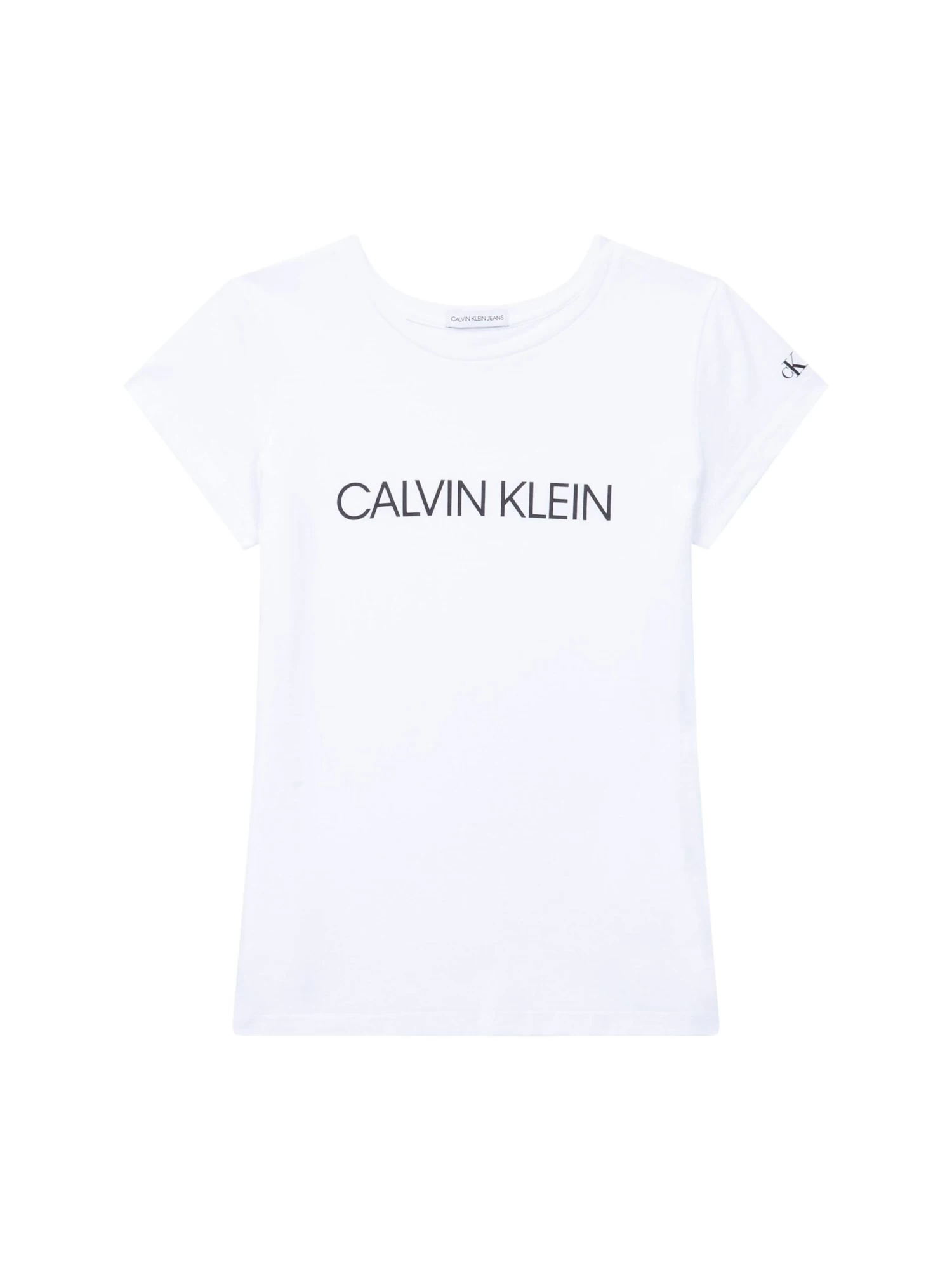 Calvin Klein Girls 4-7 Slim Organic Cotton Logo T-Shirt