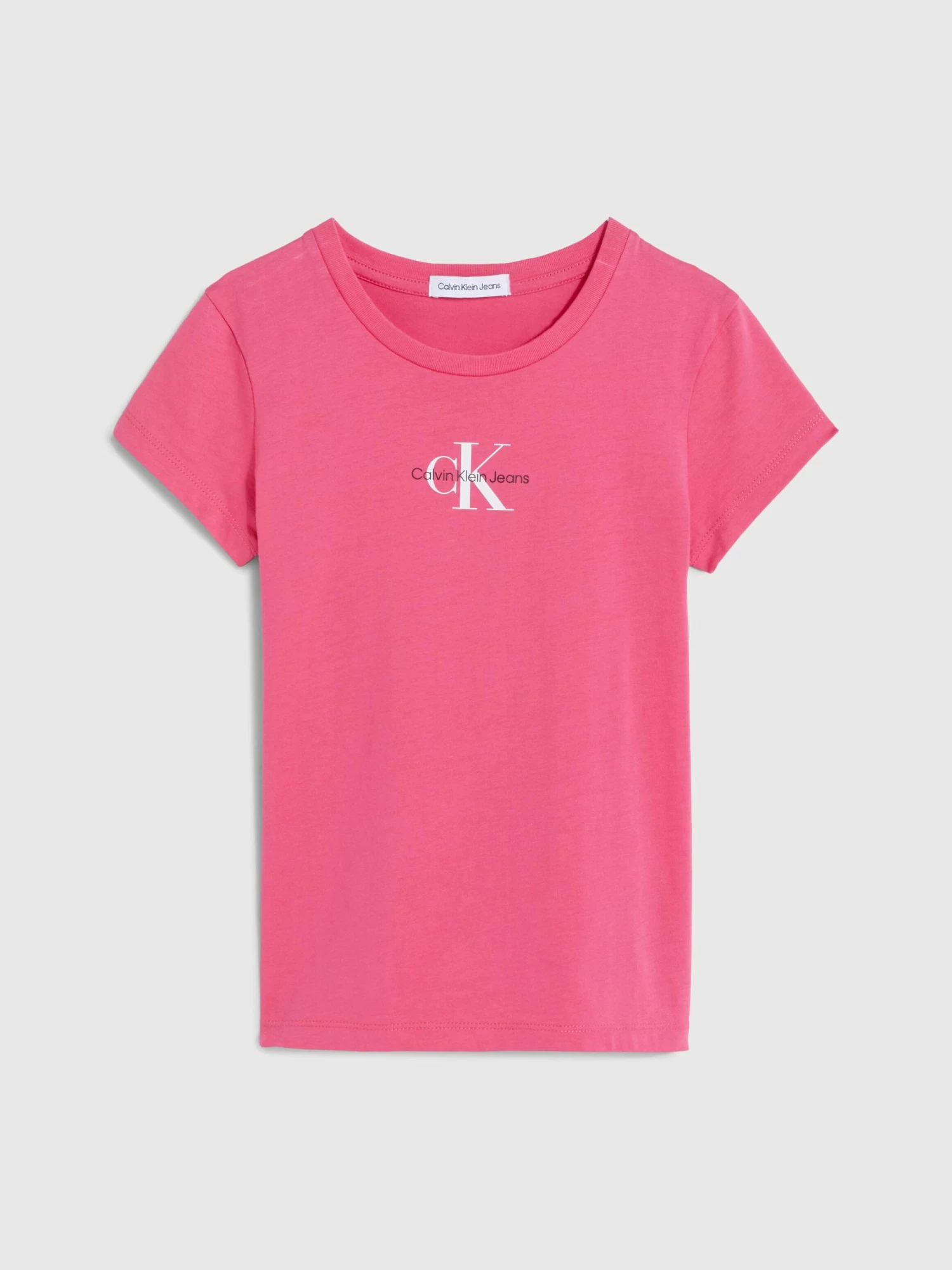 Calvin Klein Girls 4-7 Slim Cotton T-Shirt