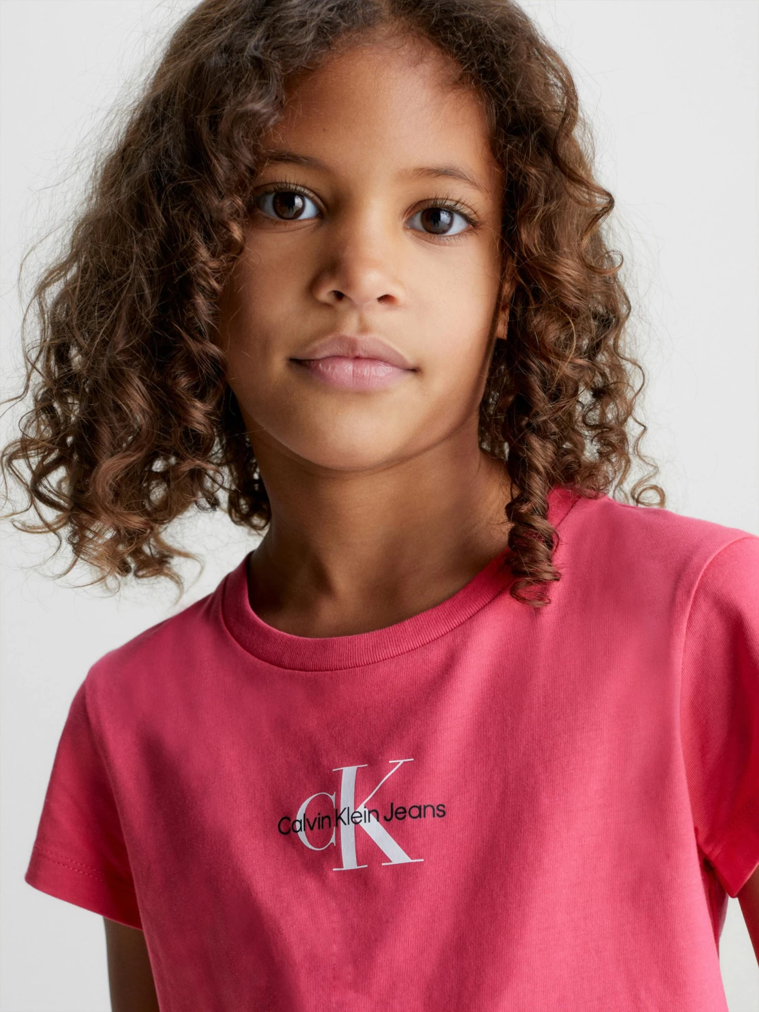 Calvin Klein Girls 8-16 Slim Cotton T-Shirt - Image 4