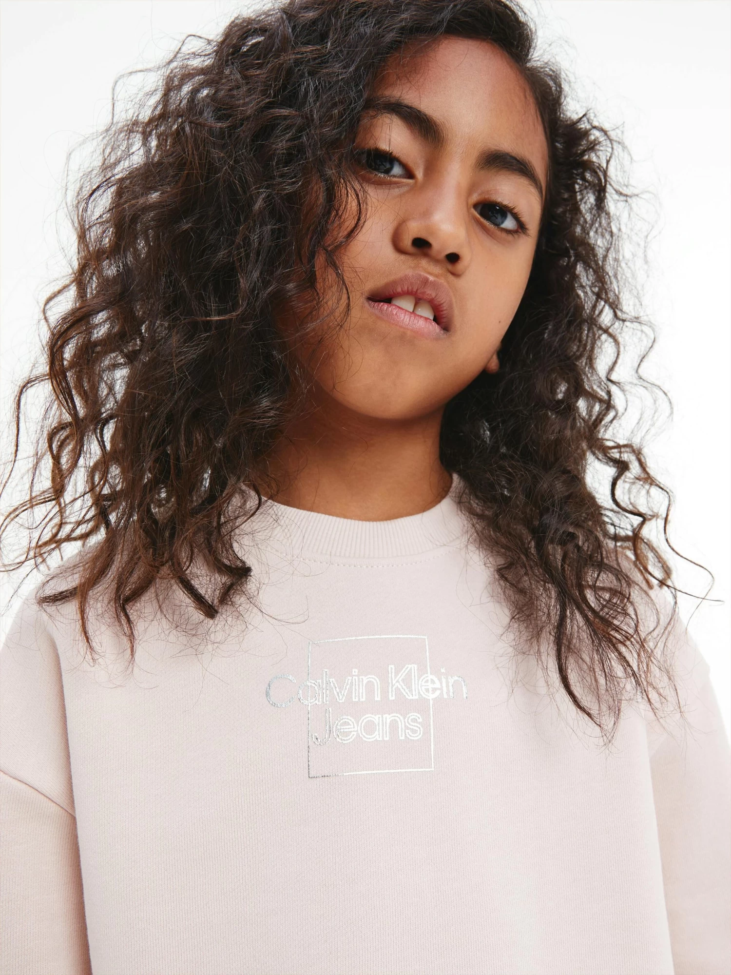 Calvin Klein Girls 8-16 Cropped Sweatshirt - Image 8