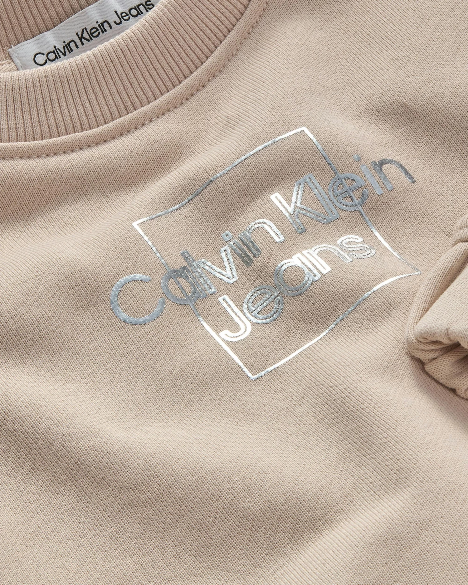 Calvin Klein Girls 8-16 Cropped Sweatshirt - Image 3
