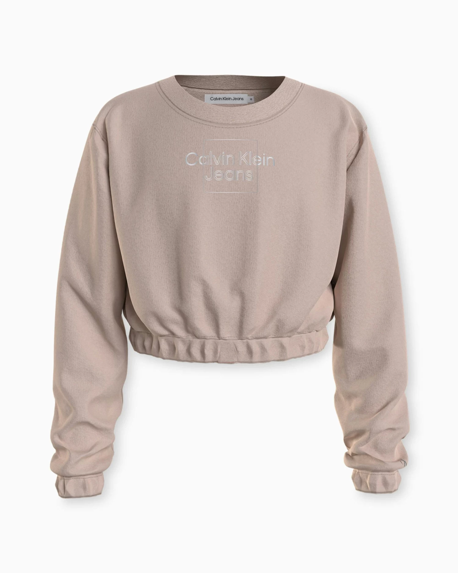 Calvin Klein Girls 8-16 Cropped Sweatshirt - Image 5