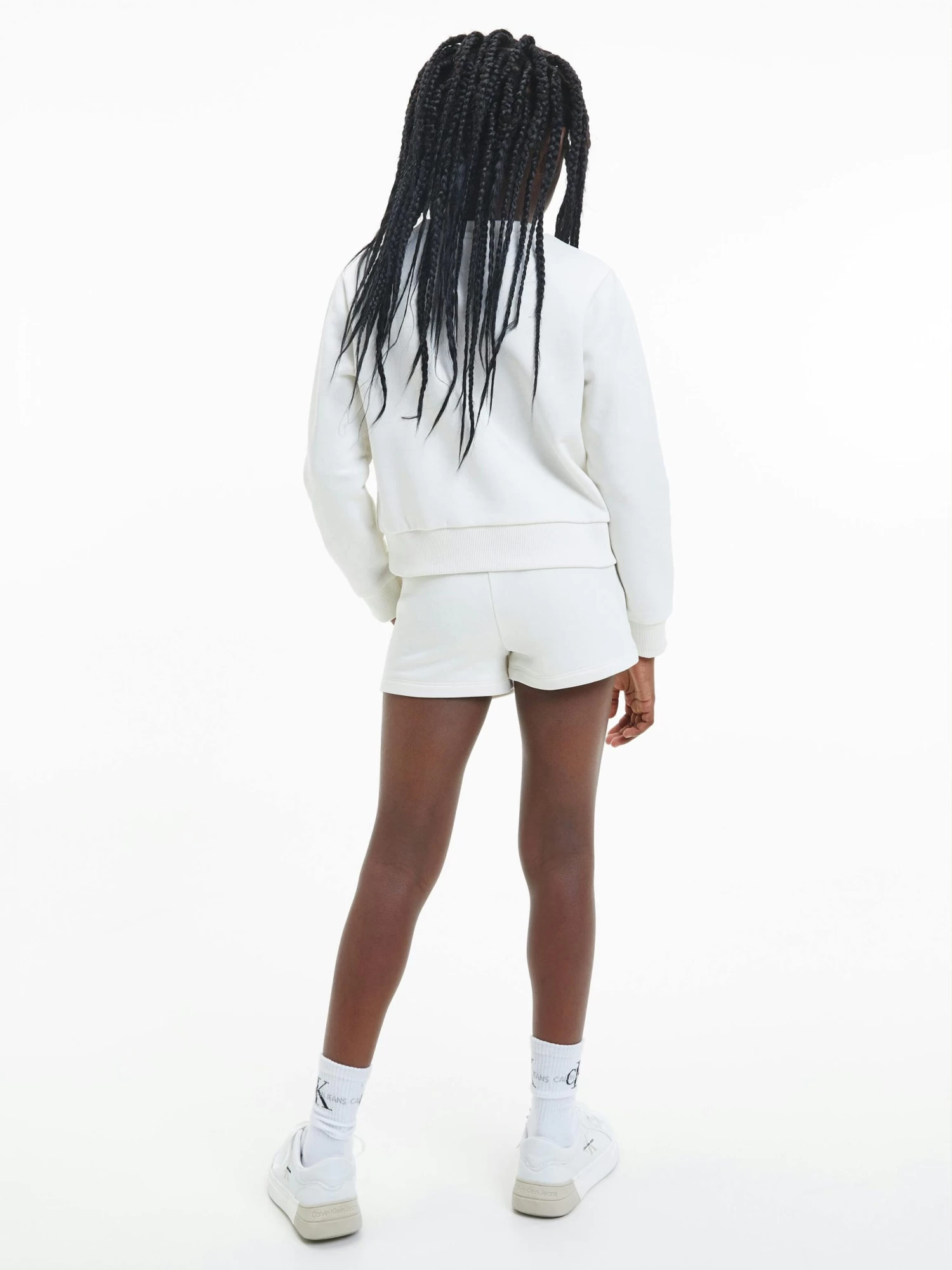Calvin Klein Girls 8-16 Sweatshirt And Shorts Set - Image 11
