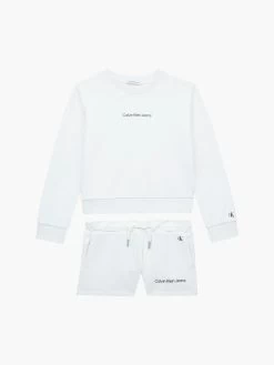 Calvin Klein Girls 8-16 Sweatshirt And Shorts Set