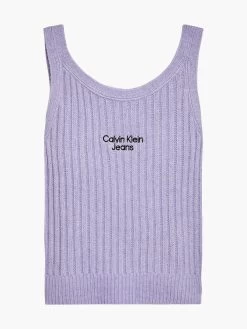 Calvin Klein Girls 4-7 Ribbed Knit Top
