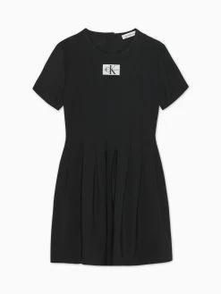 Calvin Klein Girls 8-16 Pleated Flare Dress