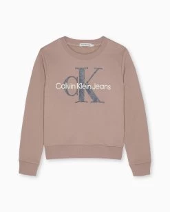 Calvin Klein Girls 8-16 Relaxed Logo Sweatshirt