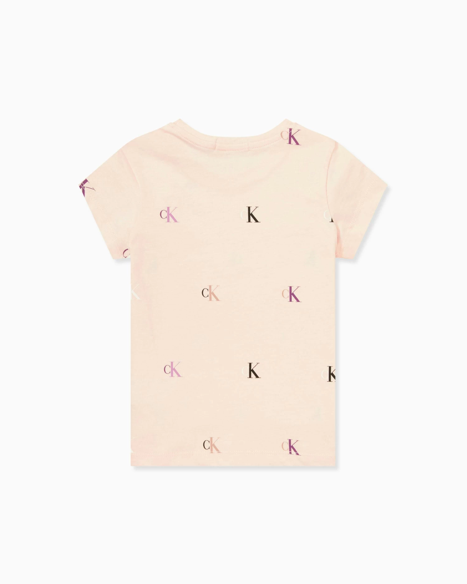 Calvin Klein Girls 4-7 Slim Logo T-Shirt - Image 2