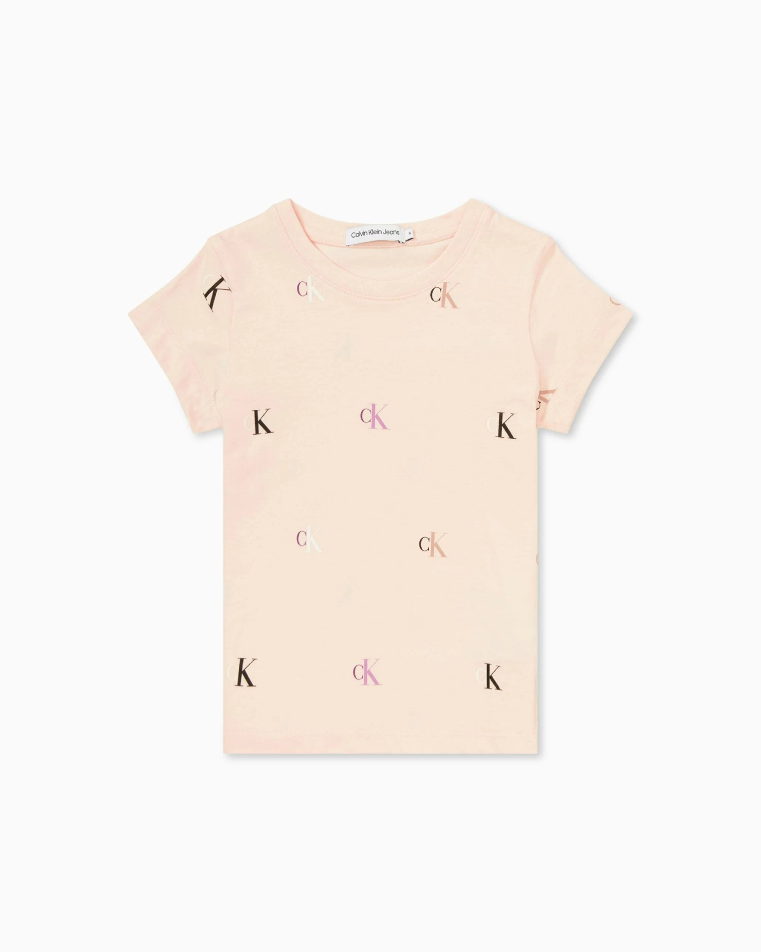 Calvin Klein Girls 4-7 Slim Logo T-Shirt