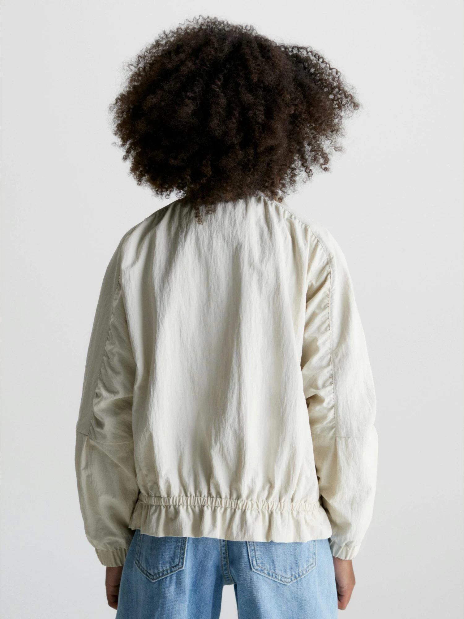 Calvin Klein Girls 8-16 Relaxed Recycled Nylon Jacket - Image 3