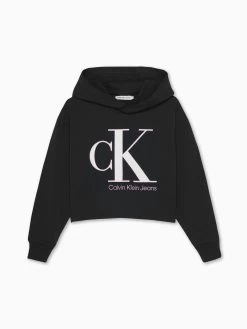 Calvin Klein Girls 3-7 Logo Hoodie