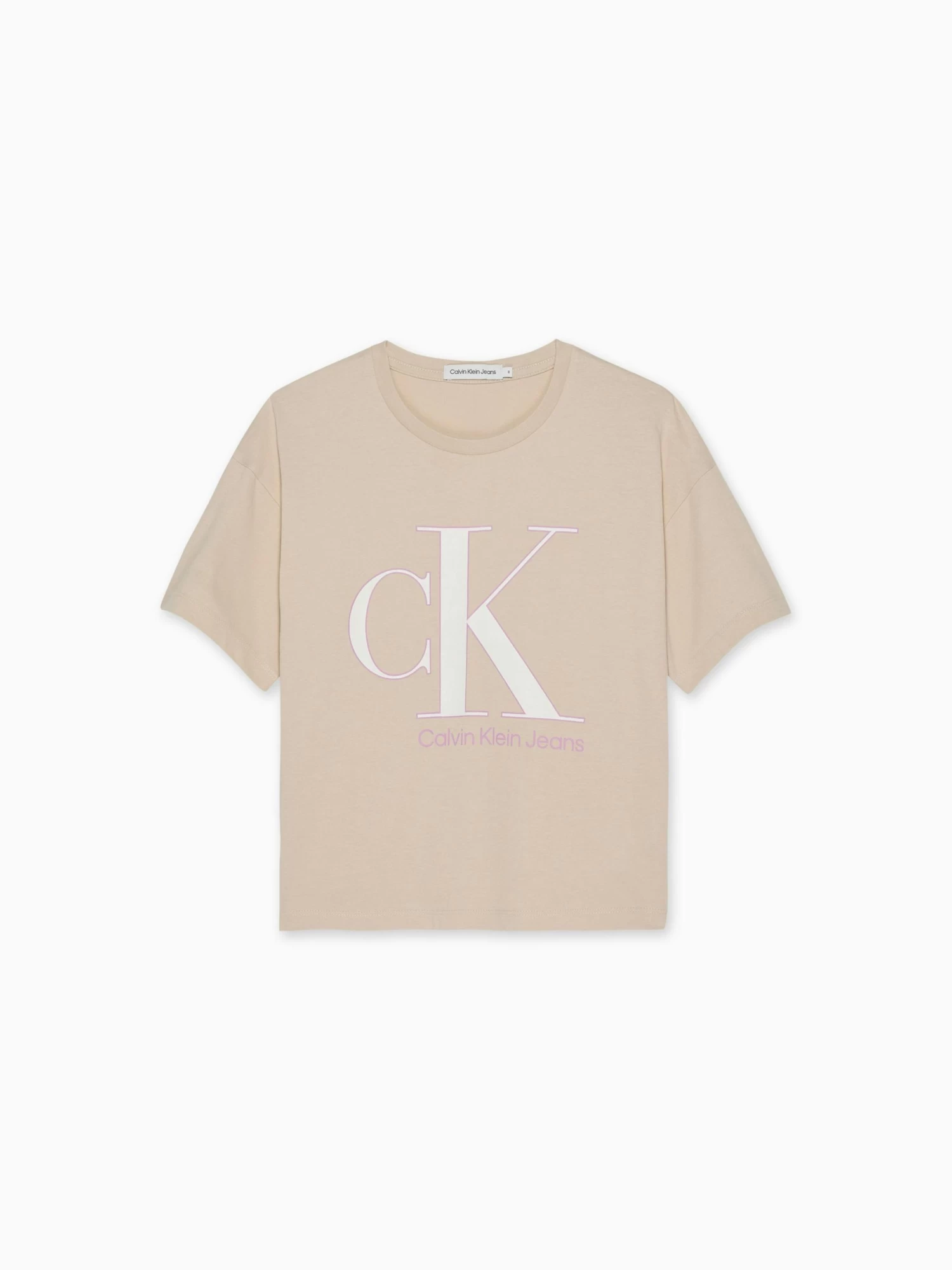 Calvin Klein Girls 3-7 Organic Cotton Logo T-Shirt